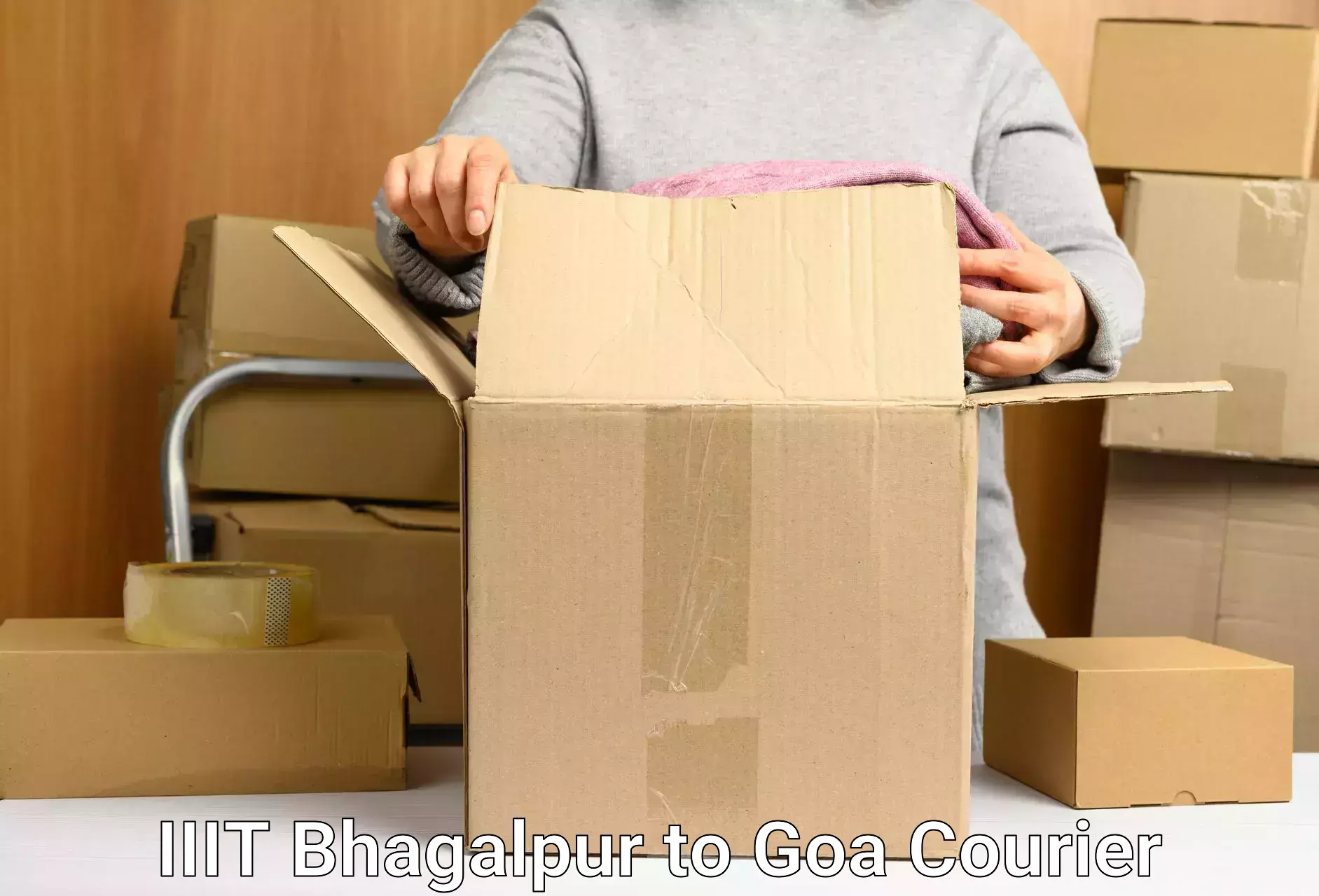 Courier services IIIT Bhagalpur to Goa University