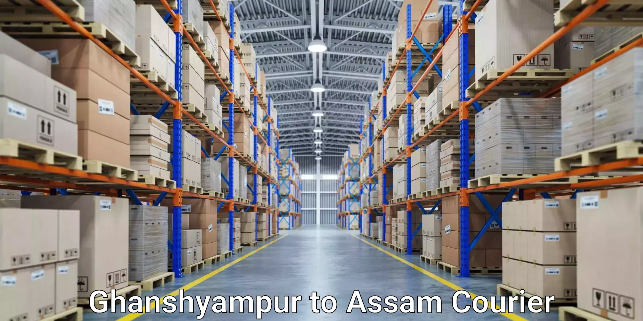 Cost-effective shipping solutions Ghanshyampur to Assam