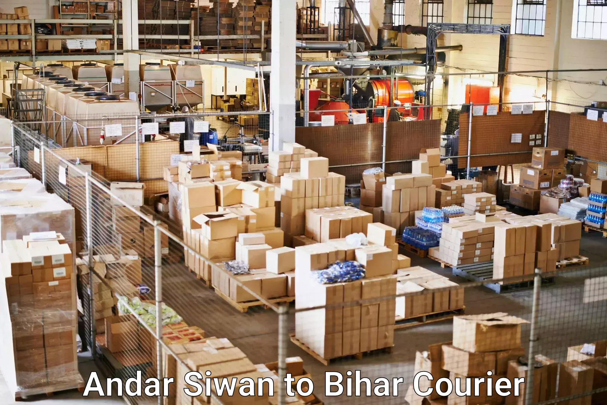 Advanced courier platforms Andar Siwan to Muzaffarpur
