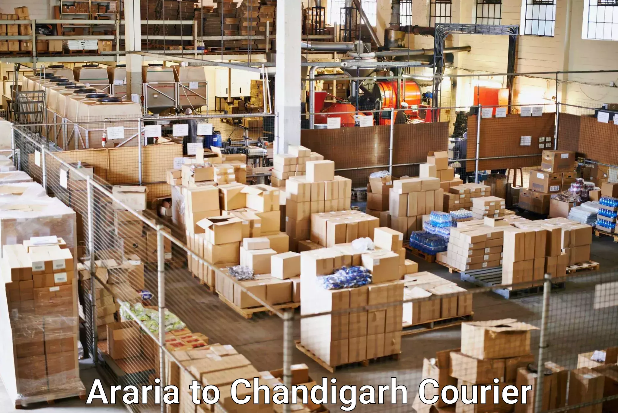 Diverse delivery methods Araria to Chandigarh