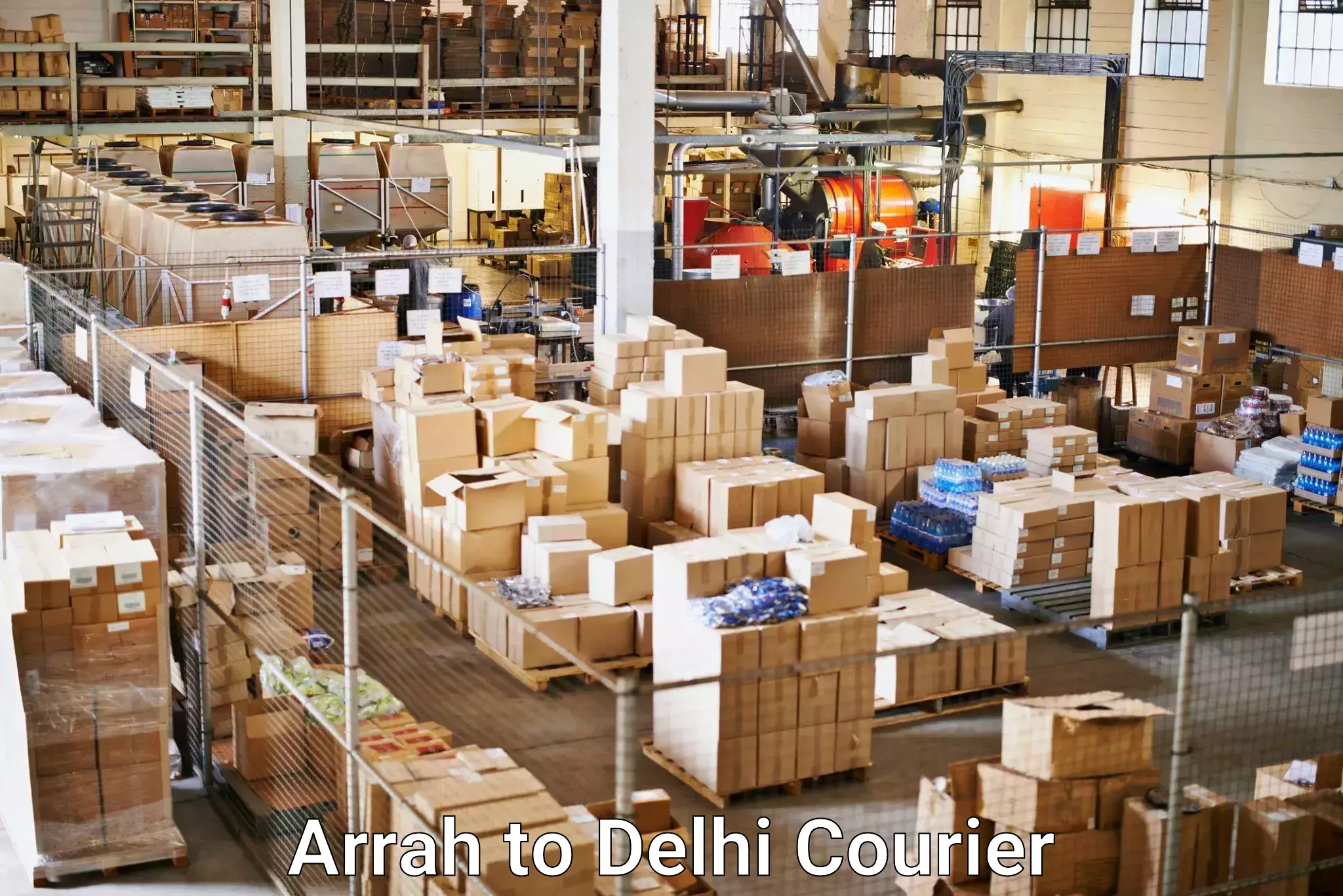 Customized shipping options Arrah to East Delhi