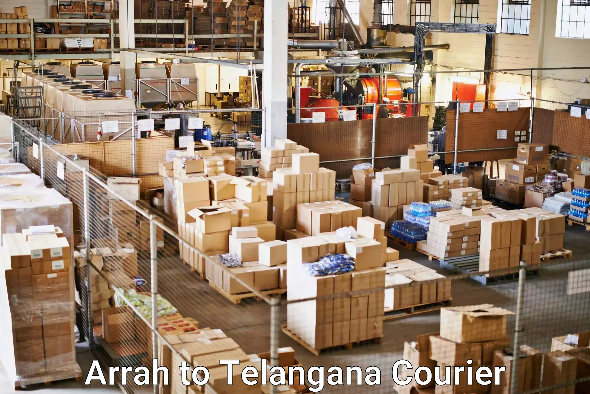 Secure package delivery Arrah to Gollapalli