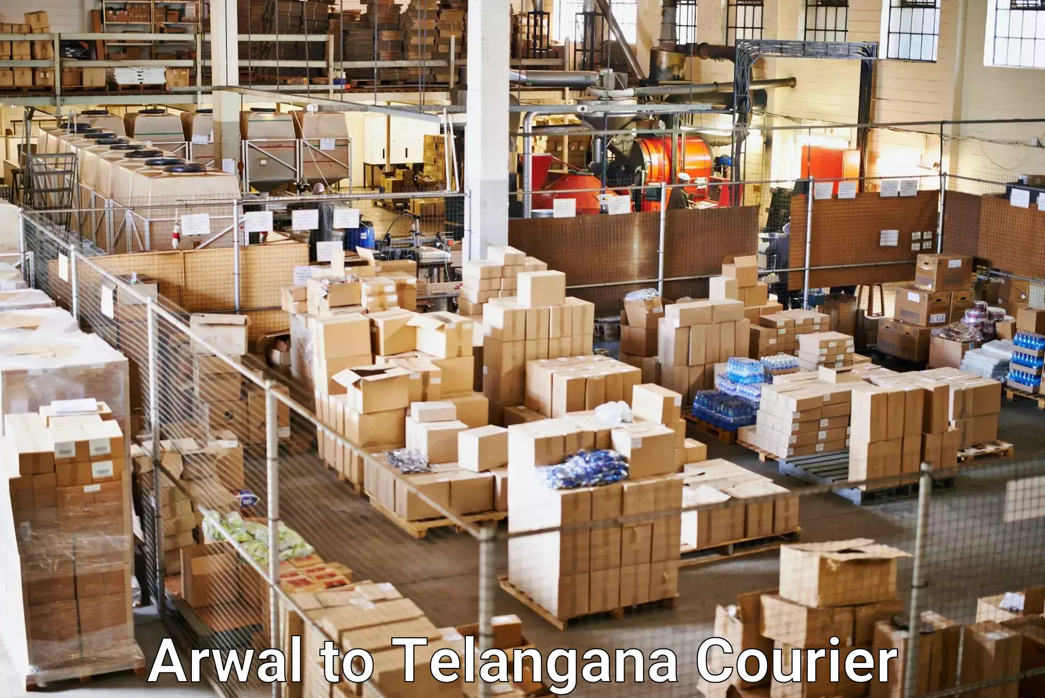 Nationwide courier service in Arwal to Wanaparthy