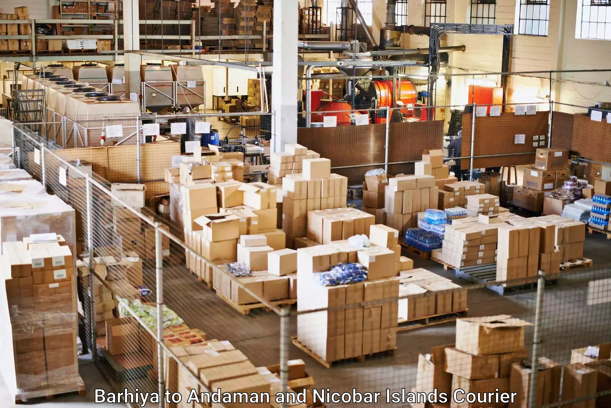 High-capacity parcel service Barhiya to Andaman and Nicobar Islands