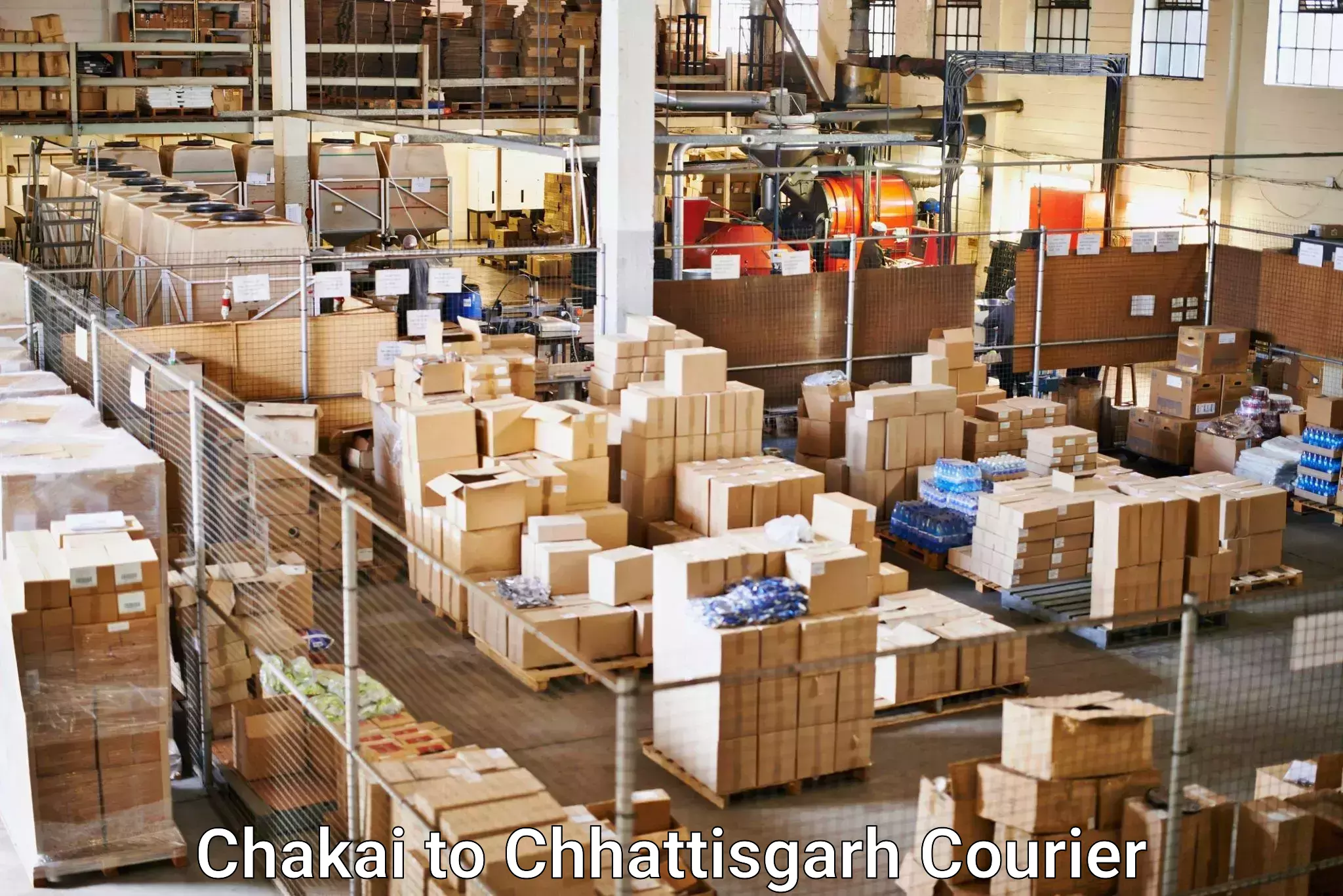 Efficient cargo handling Chakai to Bhatapara