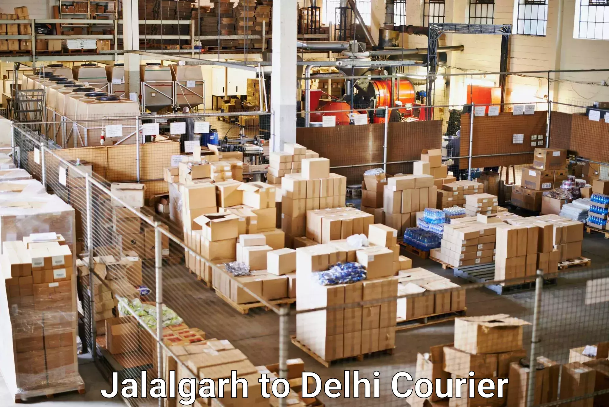 Express courier capabilities Jalalgarh to Burari