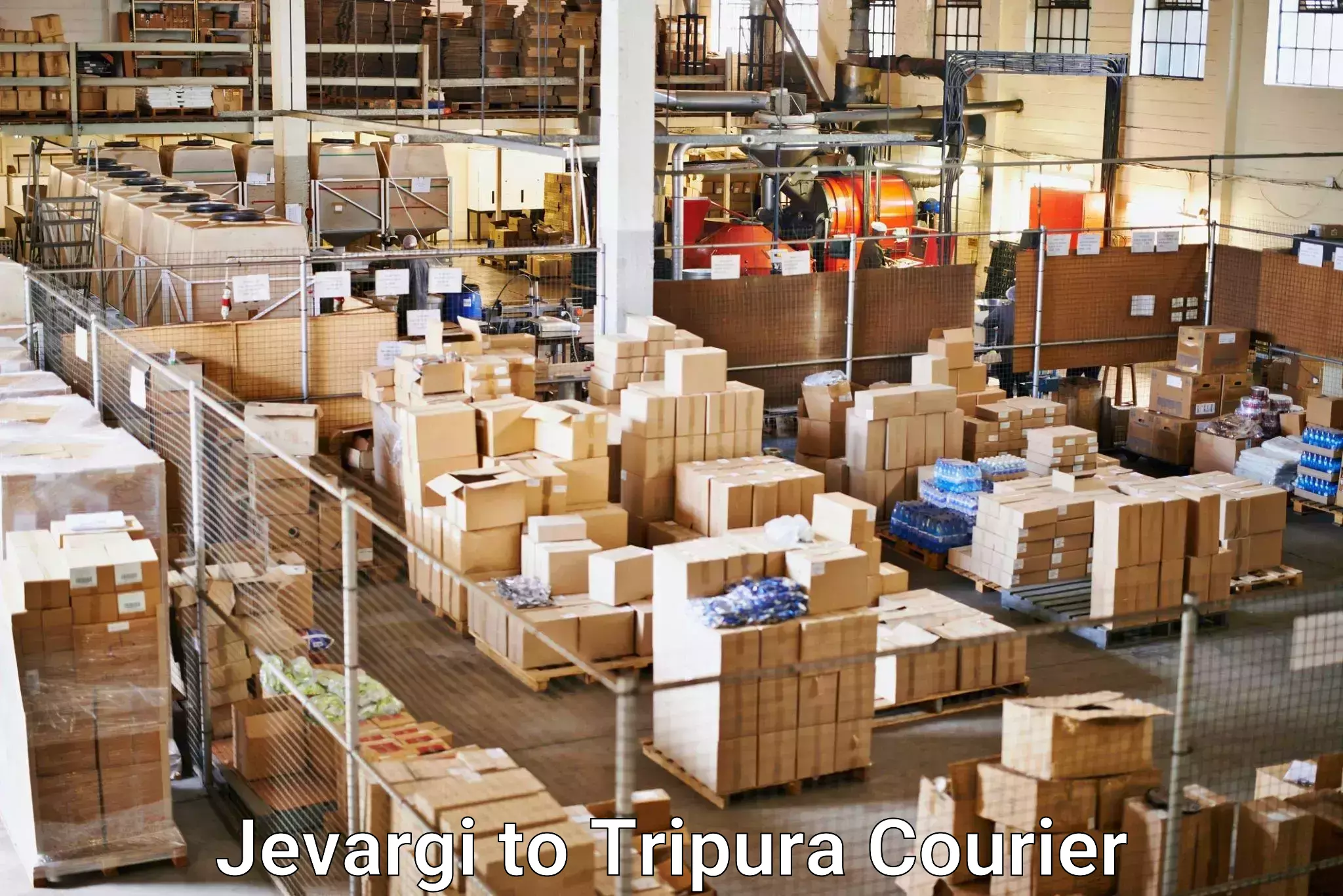 Advanced logistics management in Jevargi to Tripura