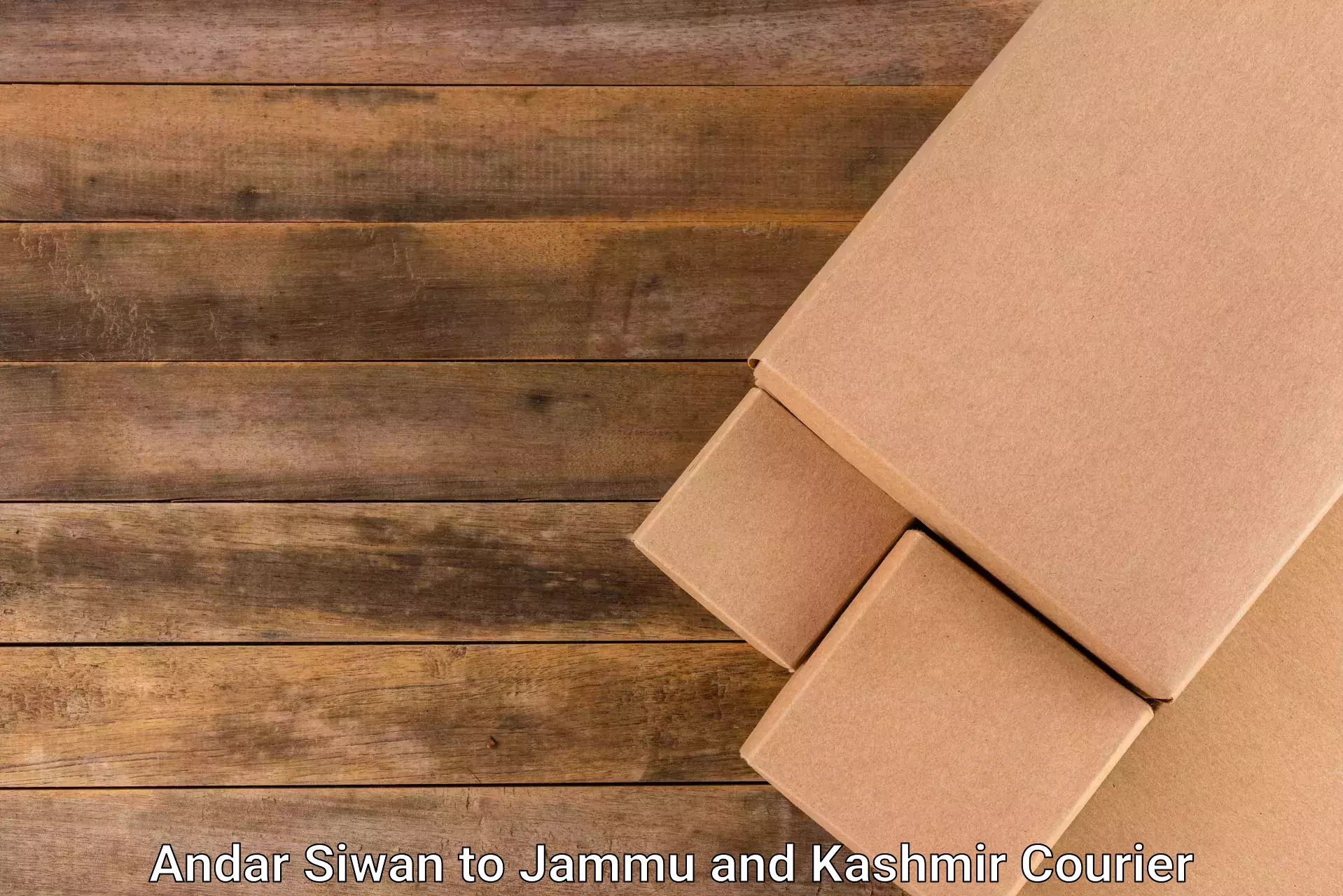 Multi-service courier options in Andar Siwan to IIT Jammu