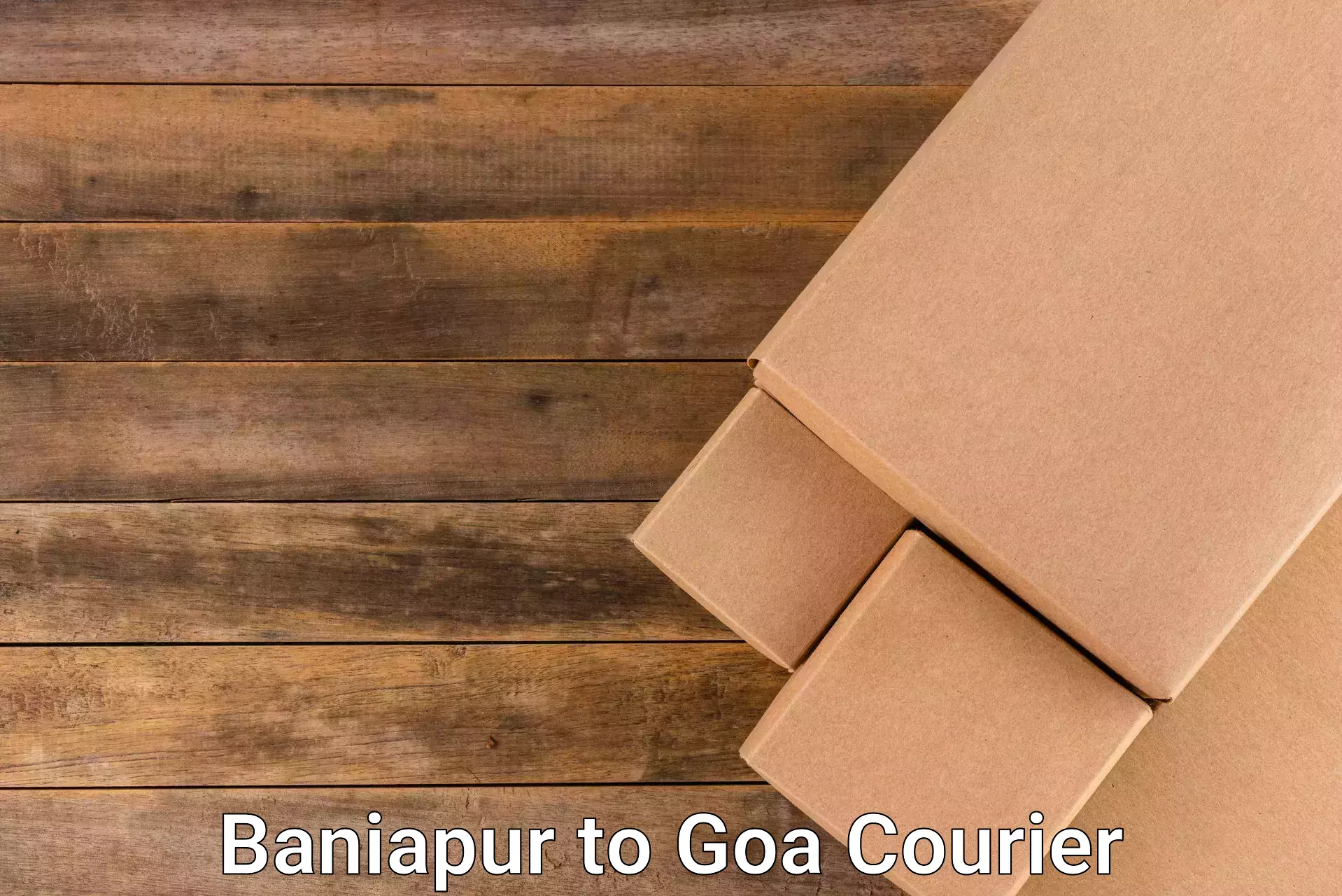 Multi-service courier options Baniapur to Mormugao Port