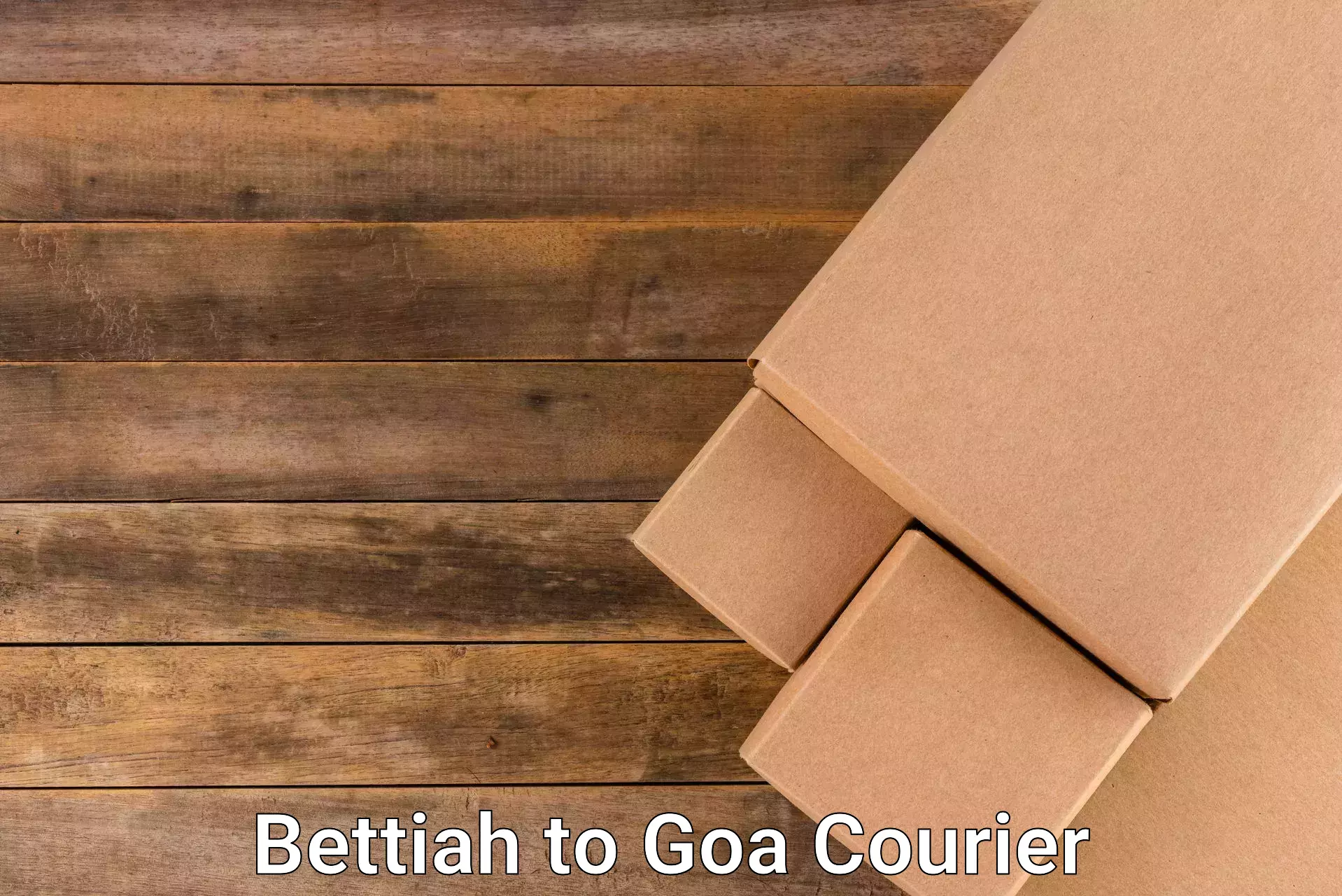 Courier service efficiency Bettiah to Panjim