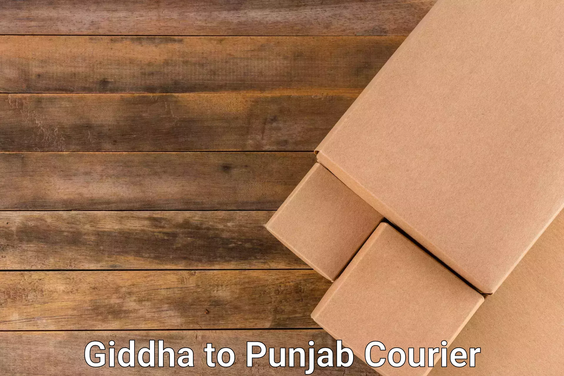 Efficient shipping platforms Giddha to Ajnala