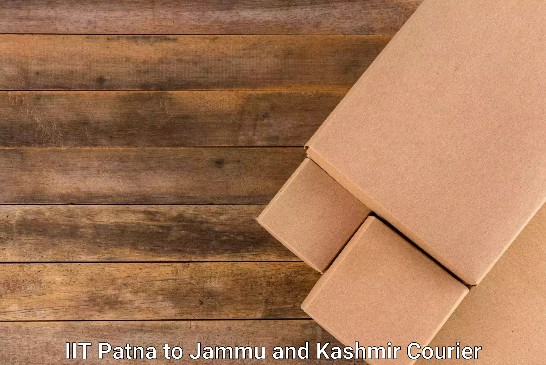 Local courier options IIT Patna to Bhaderwah