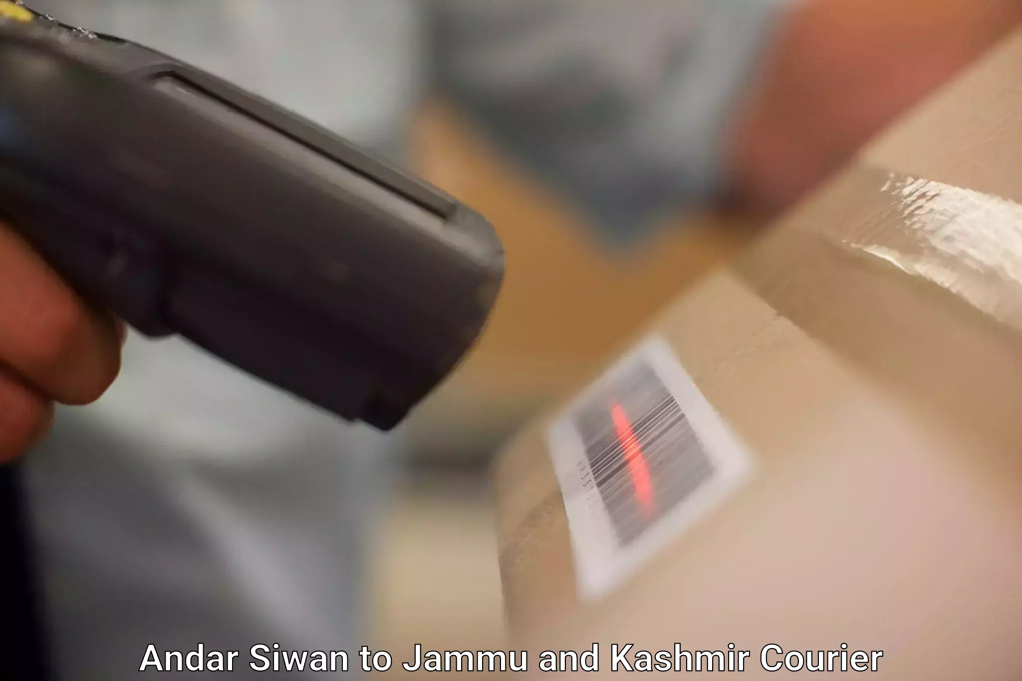 Package tracking Andar Siwan to Srinagar Kashmir