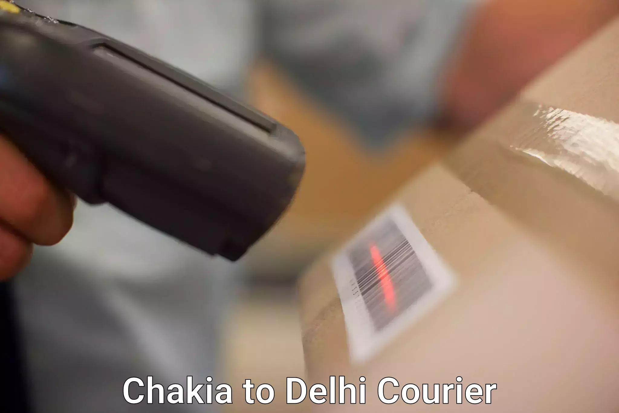 24-hour courier service Chakia to IIT Delhi