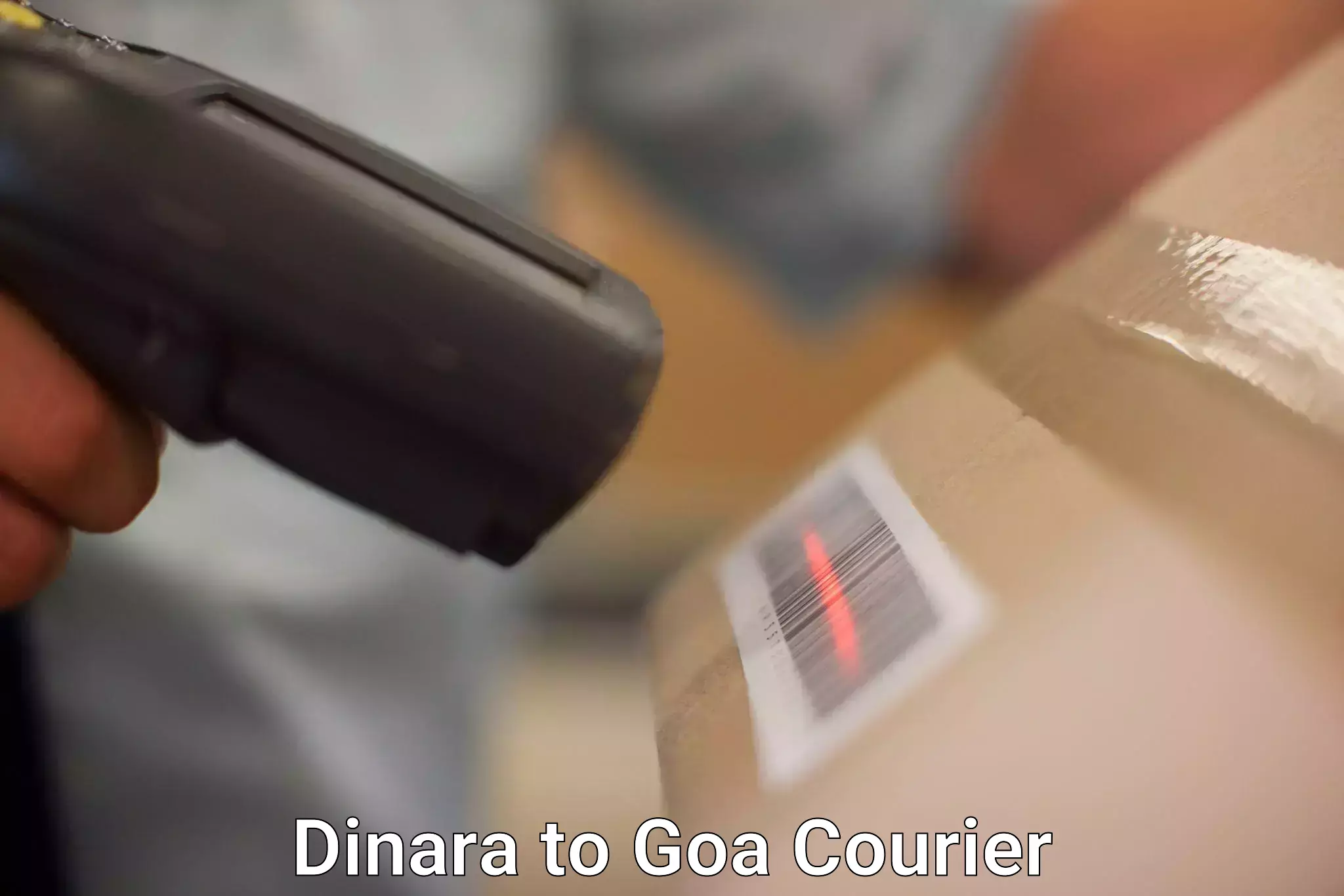 Courier service efficiency Dinara to Goa