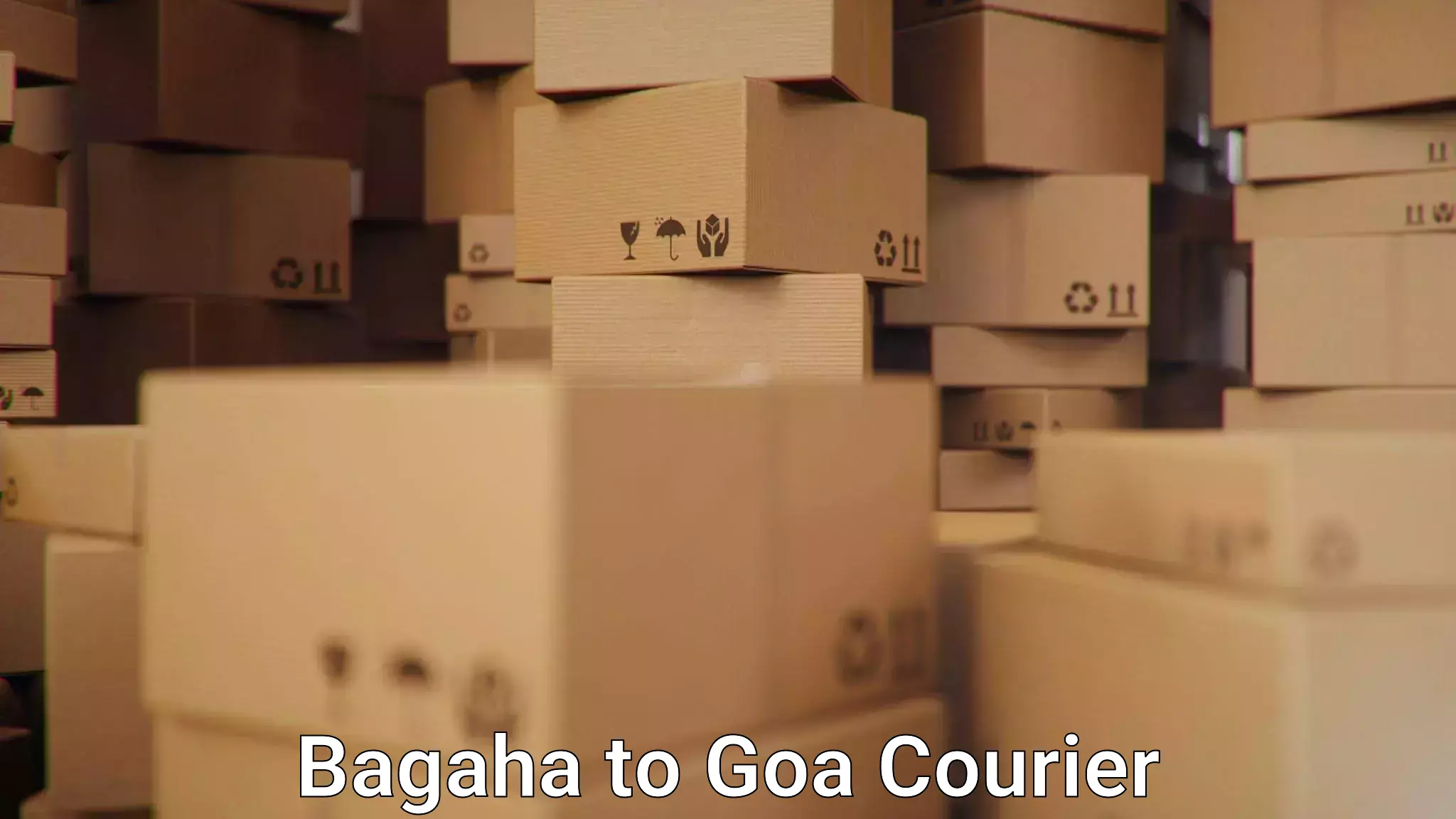 Express courier facilities in Bagaha to Goa