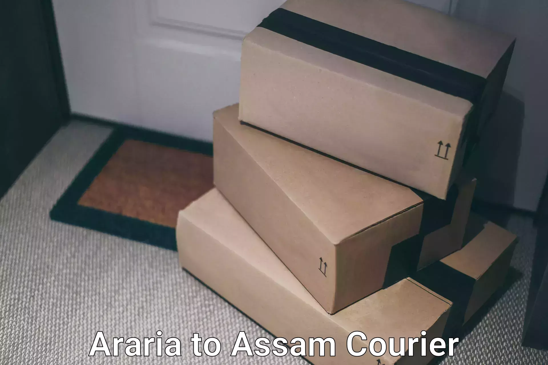 High value parcel delivery Araria to Dhubri