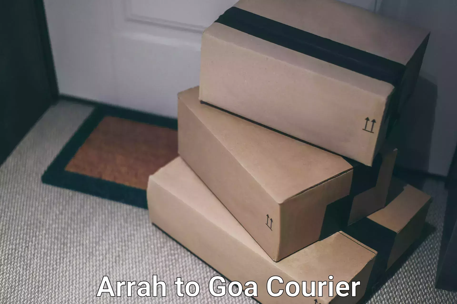Courier rate comparison Arrah to NIT Goa