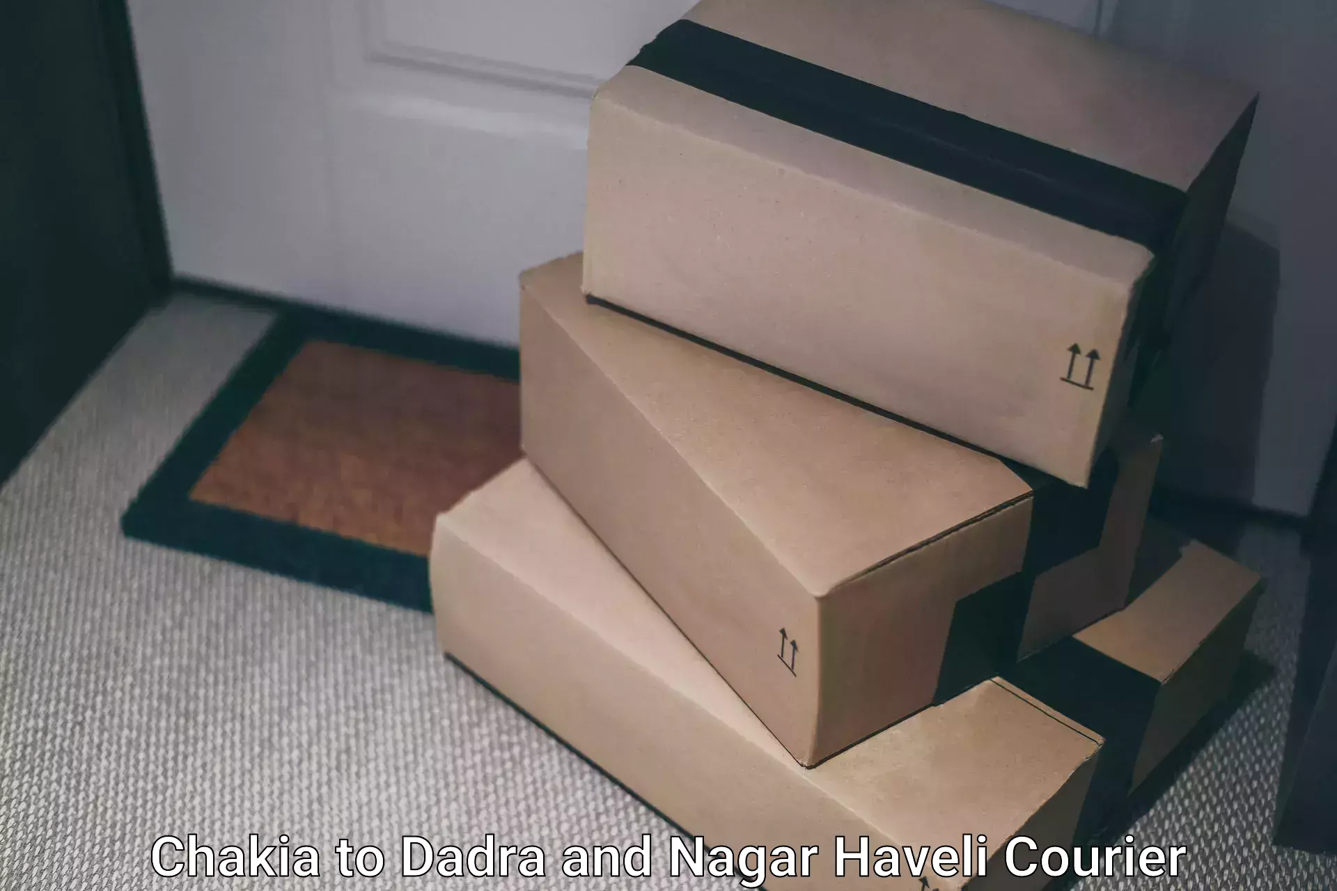 Modern parcel services Chakia to Dadra and Nagar Haveli