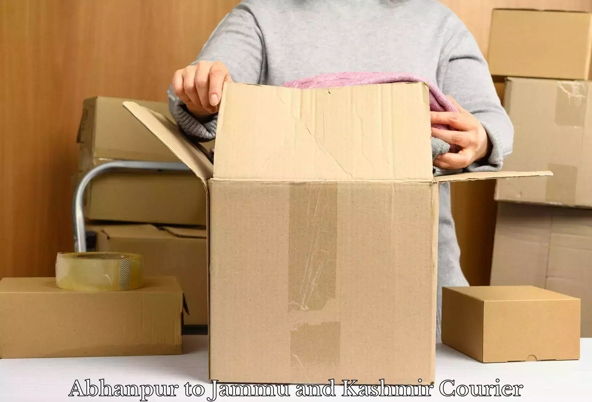 Dependable moving services in Abhanpur to Jammu and Kashmir