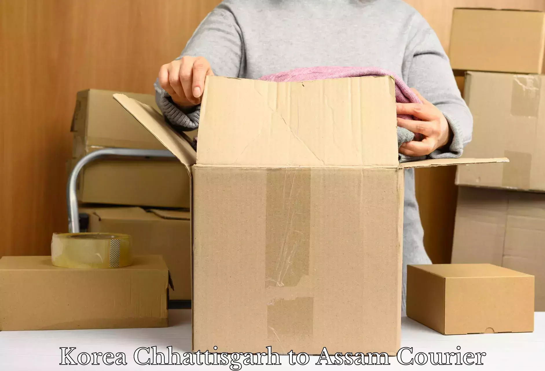 Furniture delivery service Korea Chhattisgarh to Lumding