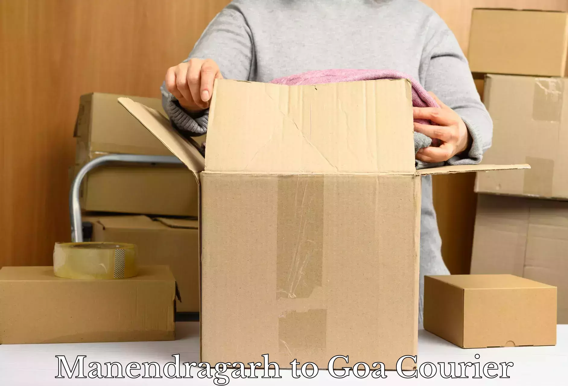 Efficient furniture movers Manendragarh to Goa