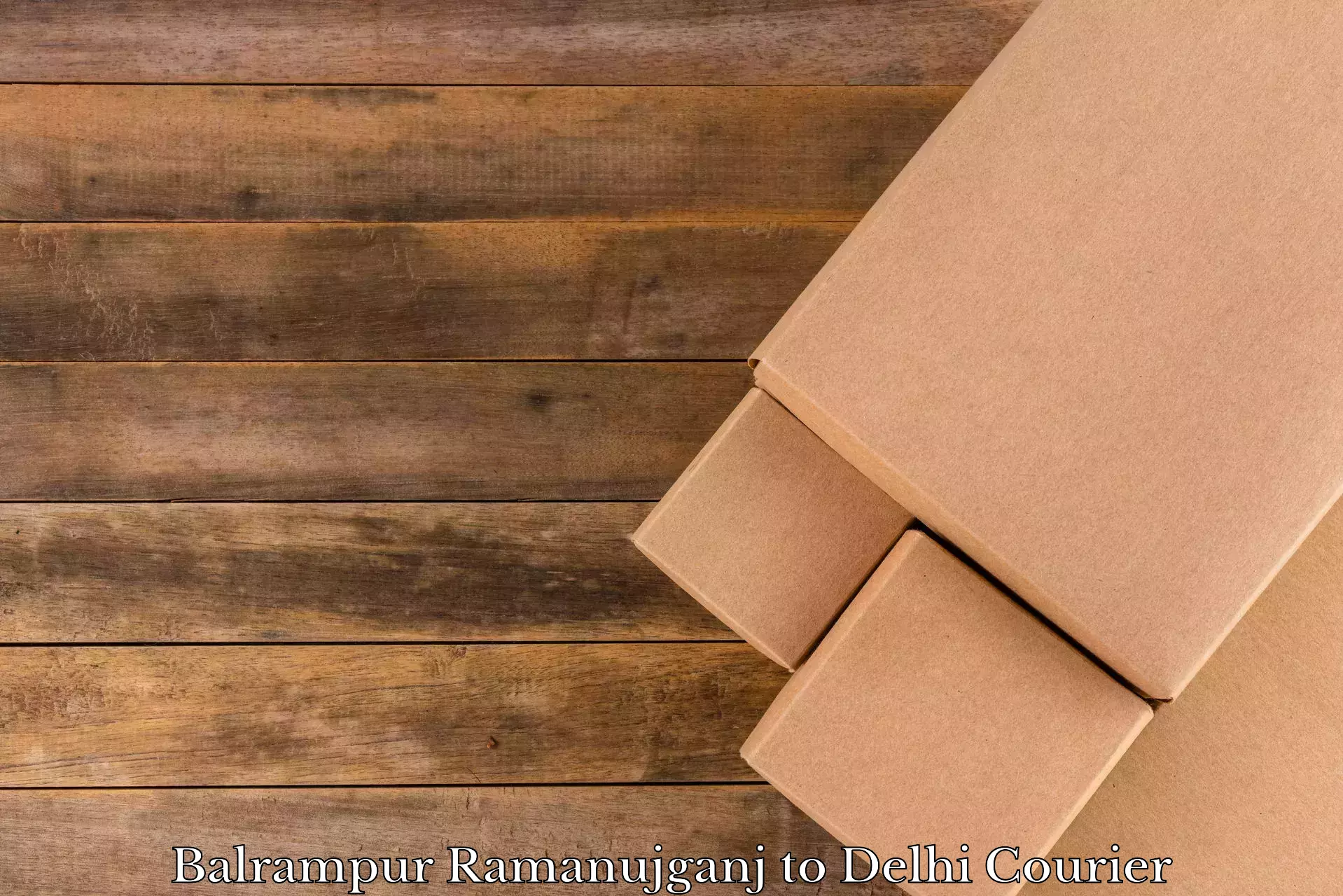 Quality furniture shipping in Balrampur Ramanujganj to IIT Delhi