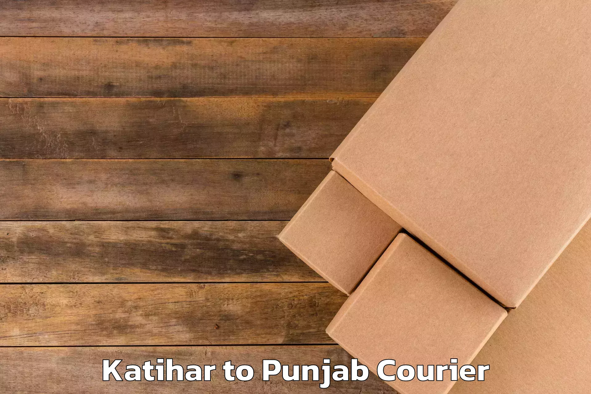 Luggage dispatch service Katihar to Central University of Punjab Bathinda