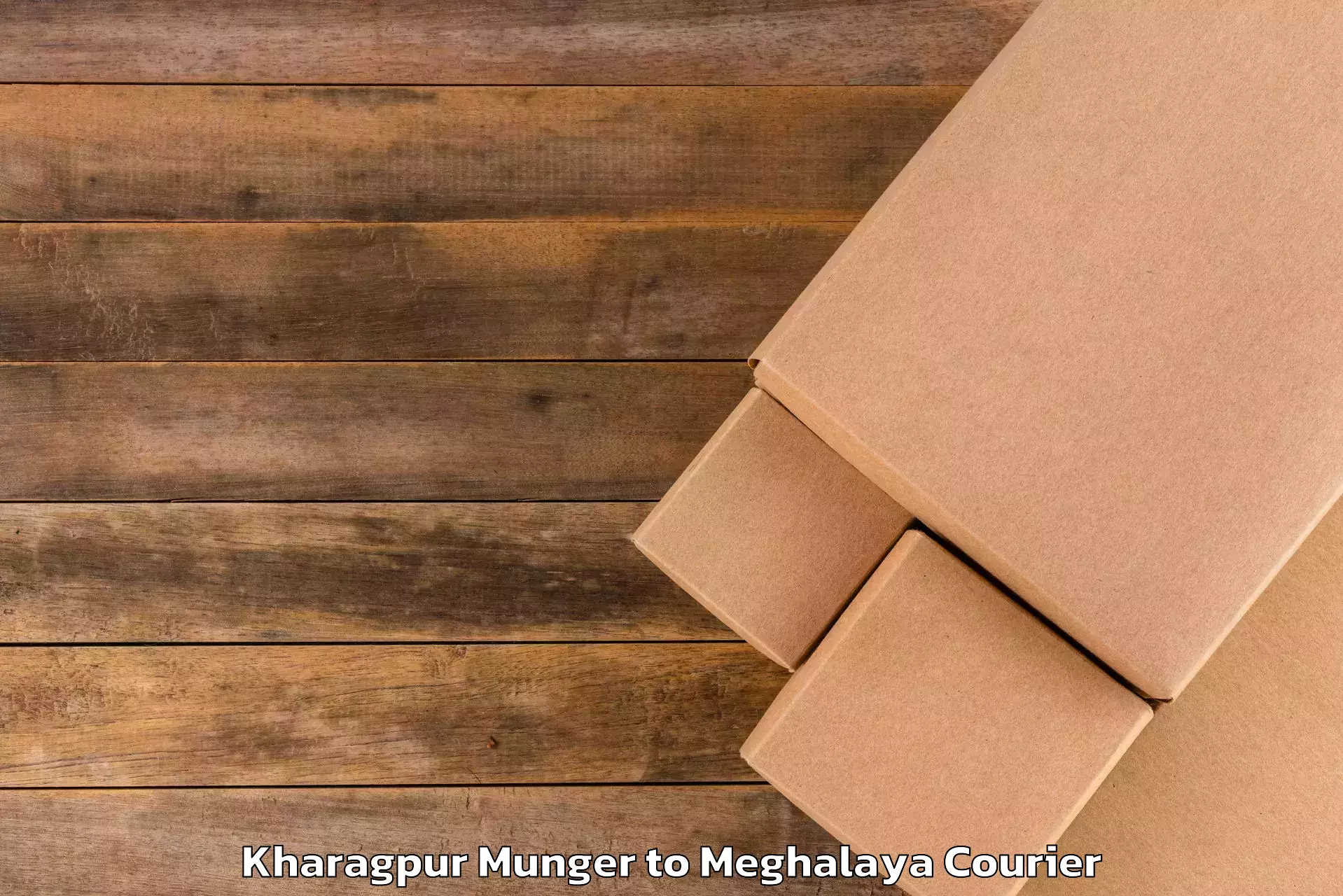 Affordable baggage delivery Kharagpur Munger to Ri Bhoi