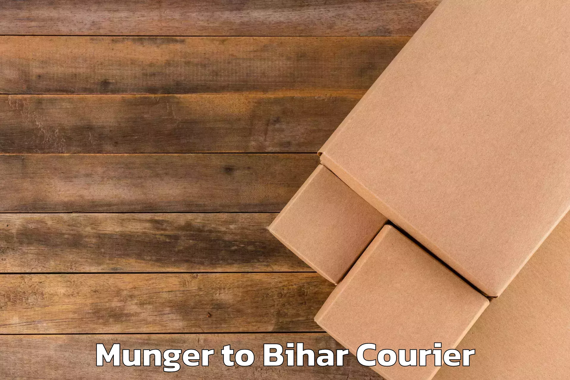 Overnight luggage courier Munger to Baisi