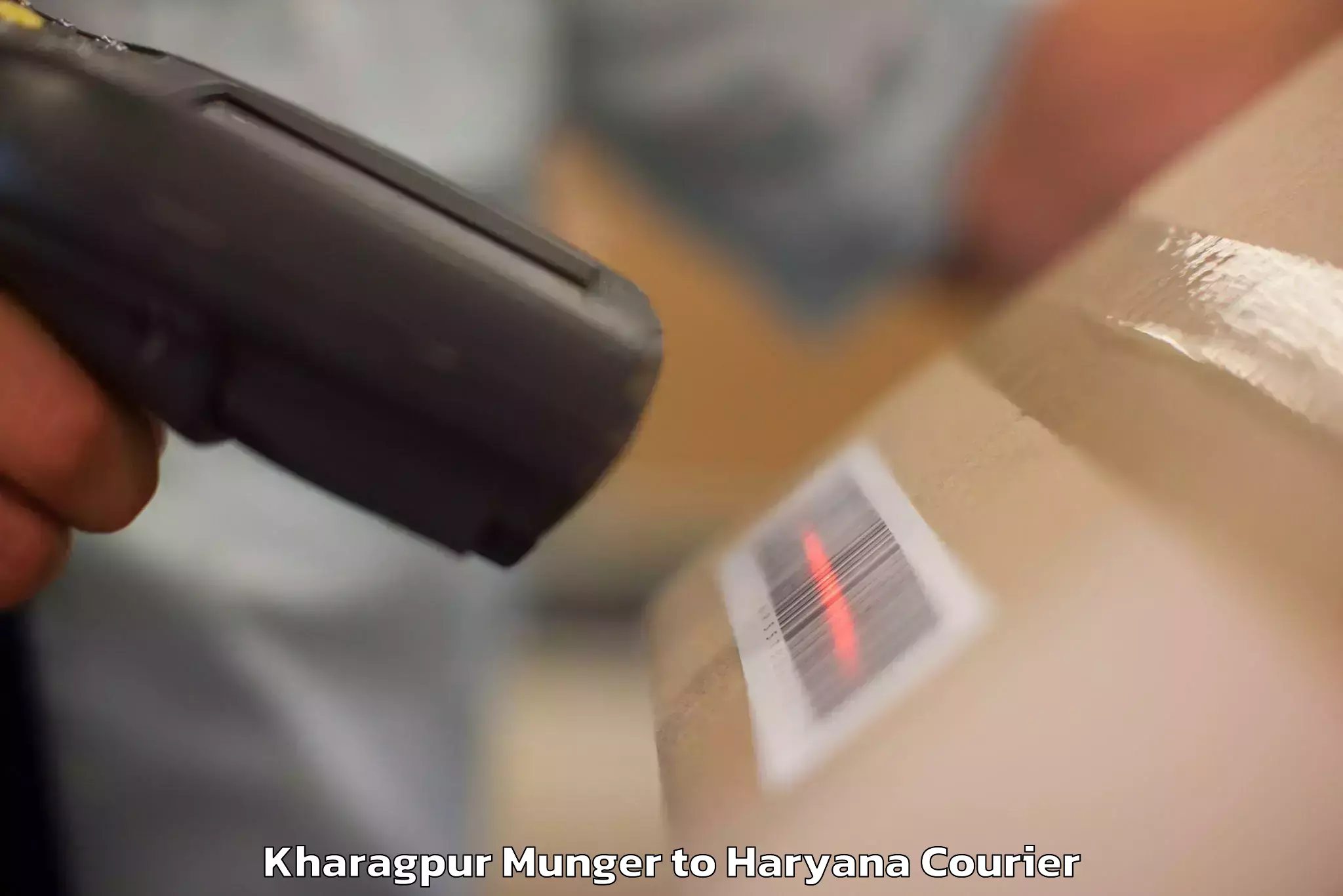 Luggage shipping guide Kharagpur Munger to Gurugram