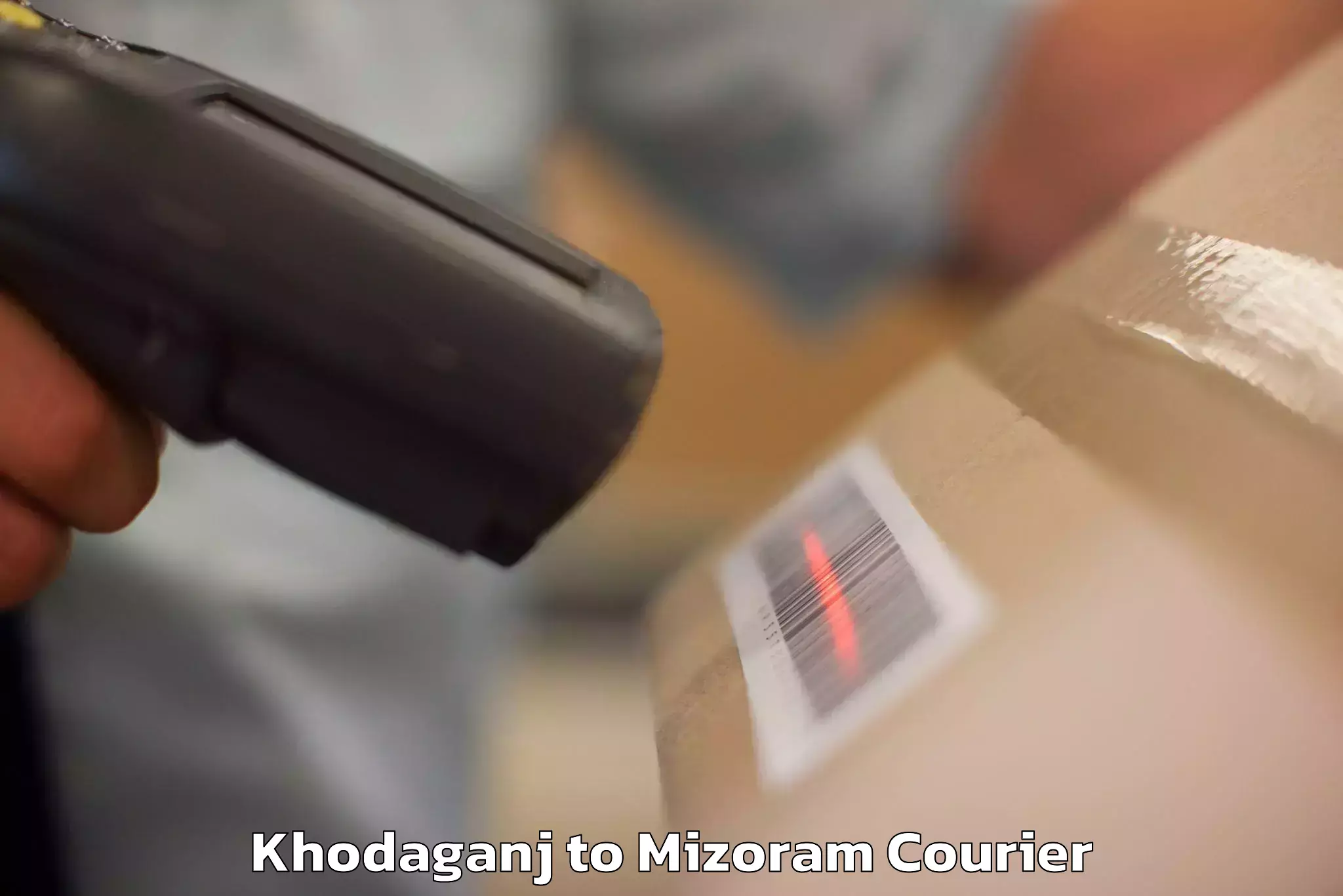 Luggage transfer service in Khodaganj to Mizoram