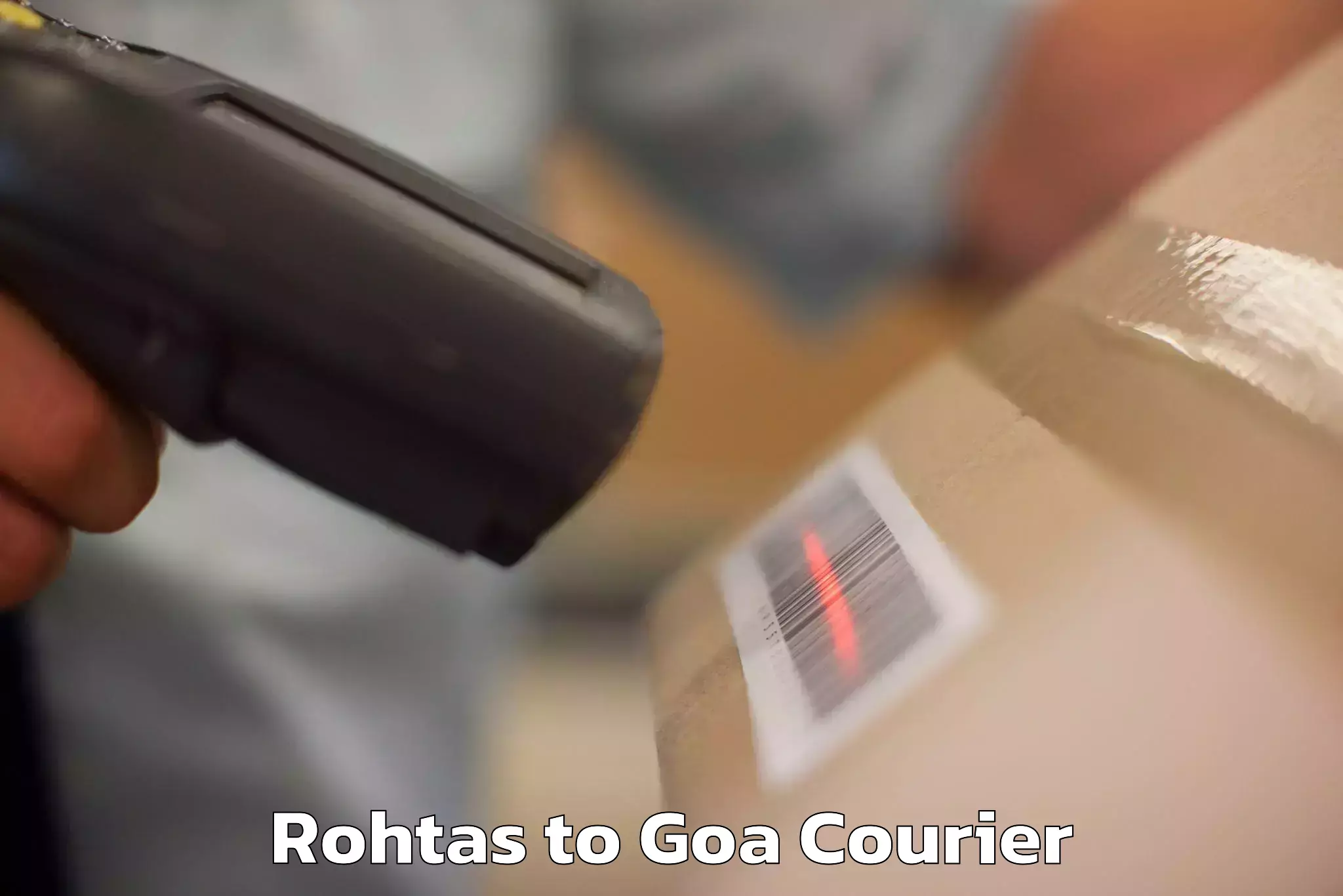 Personalized luggage shipping Rohtas to Mormugao Port