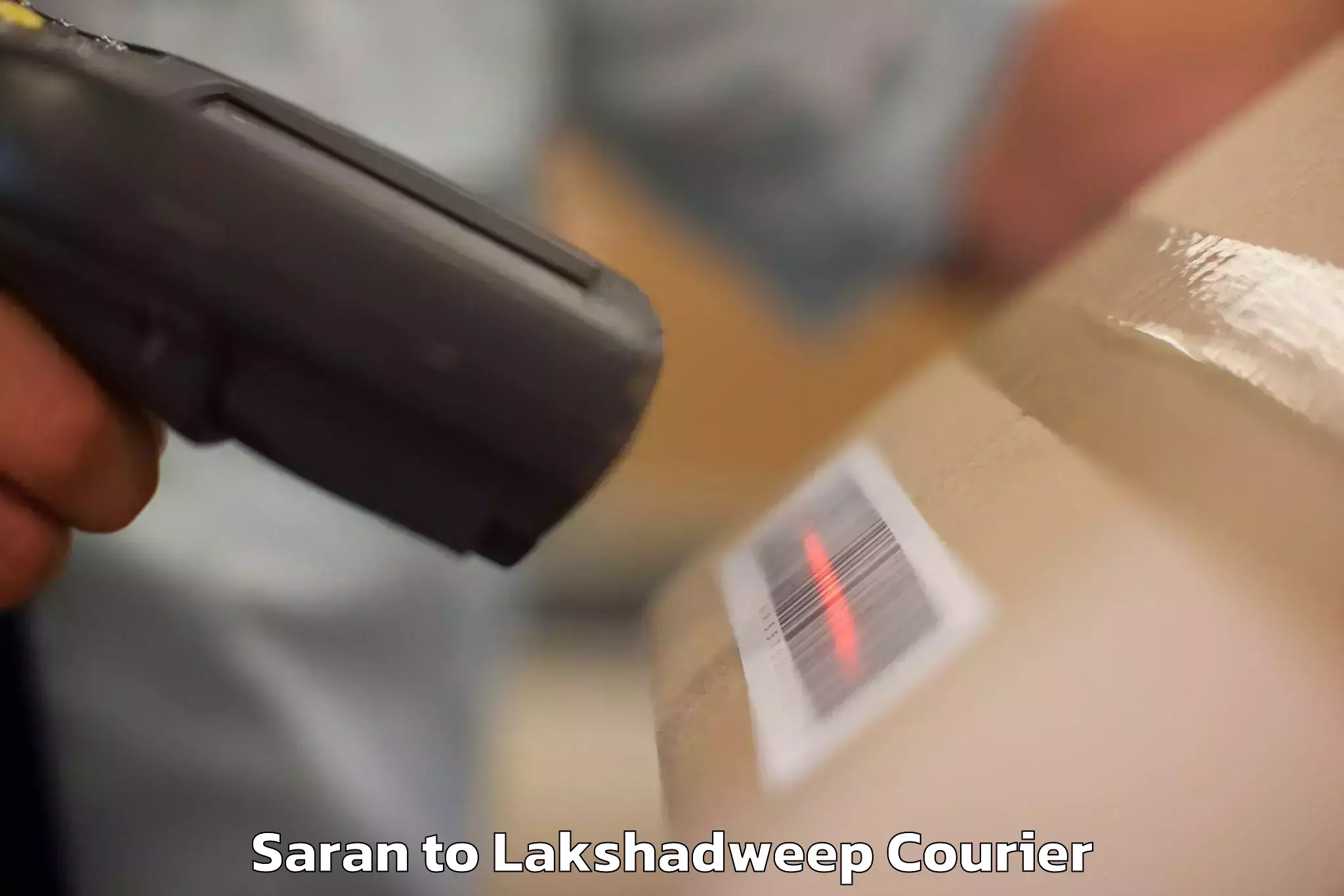 Sports equipment baggage shipping Saran to Lakshadweep