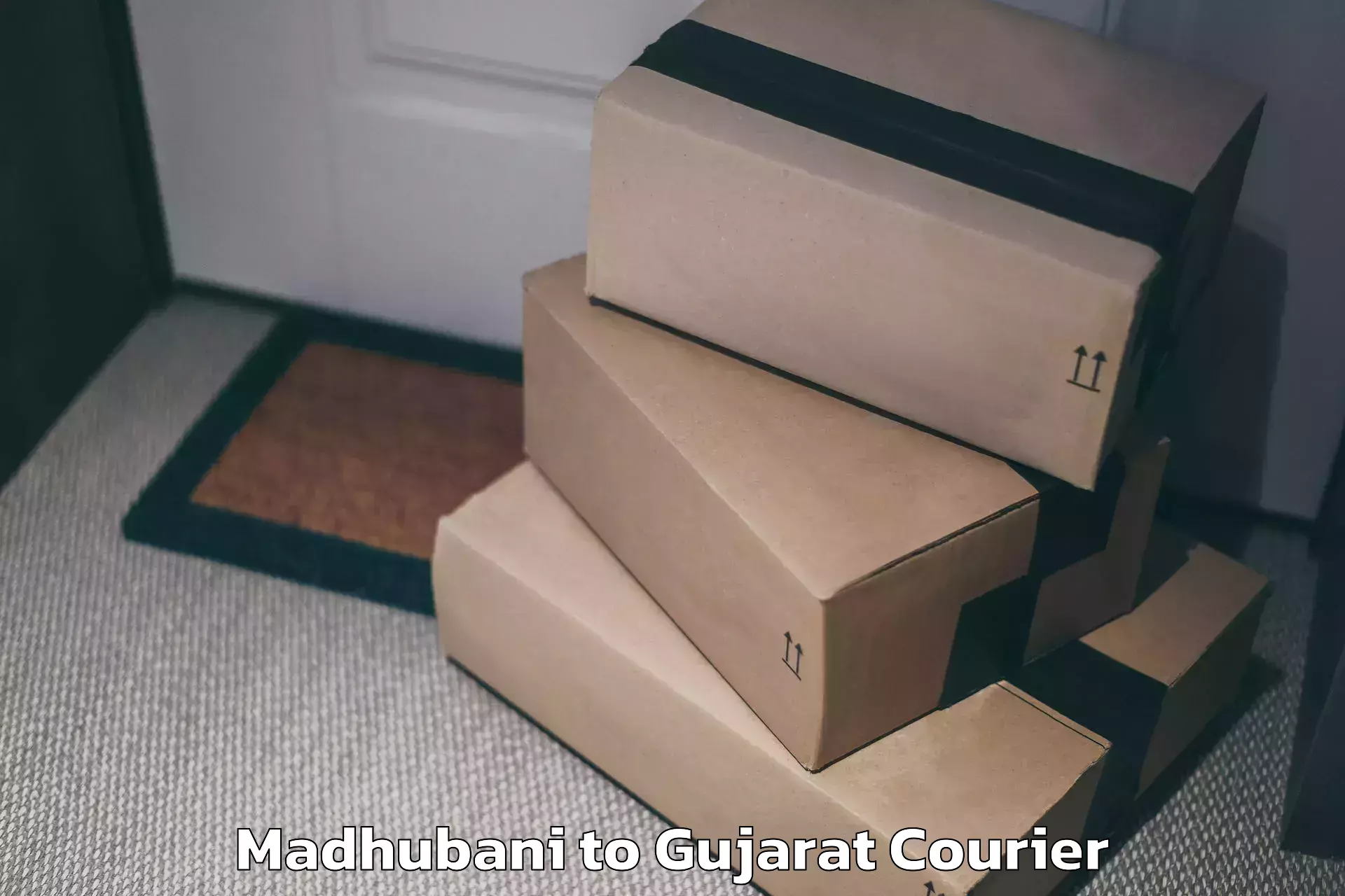 Heavy luggage shipping Madhubani to Ahmedabad