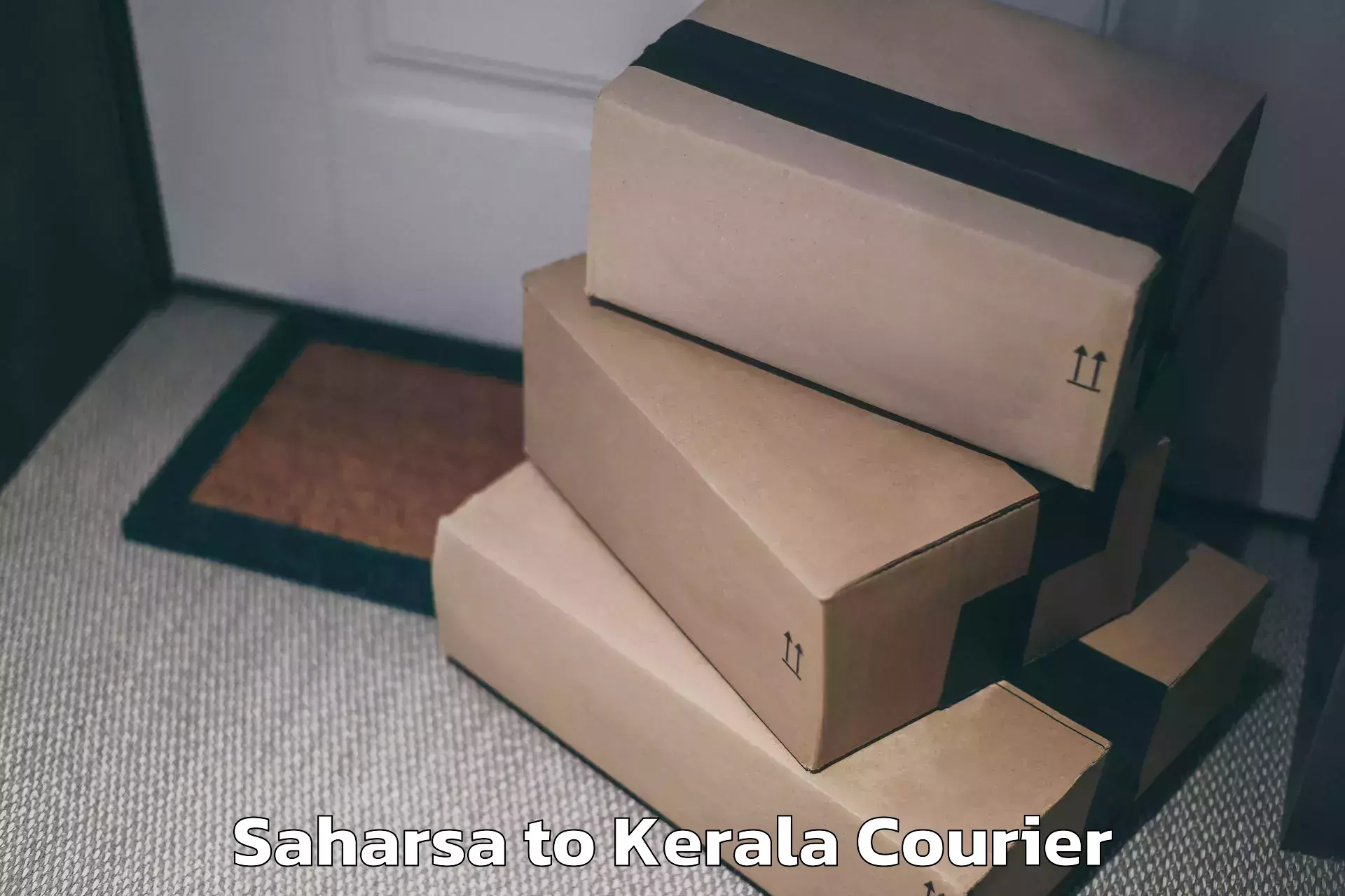 Luggage shipping logistics Saharsa to Guruvayoor