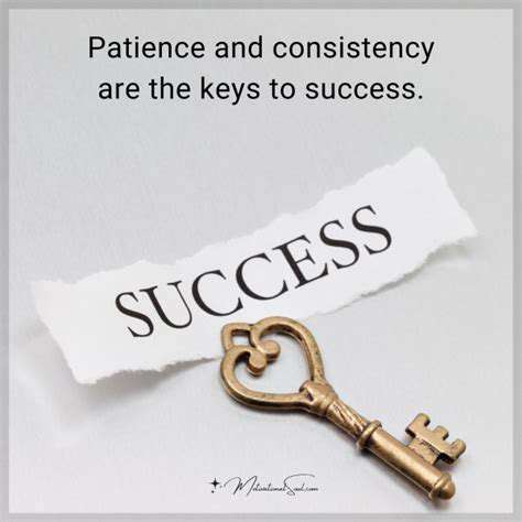 ConsistencyandPatience:TheKeytoSuccess