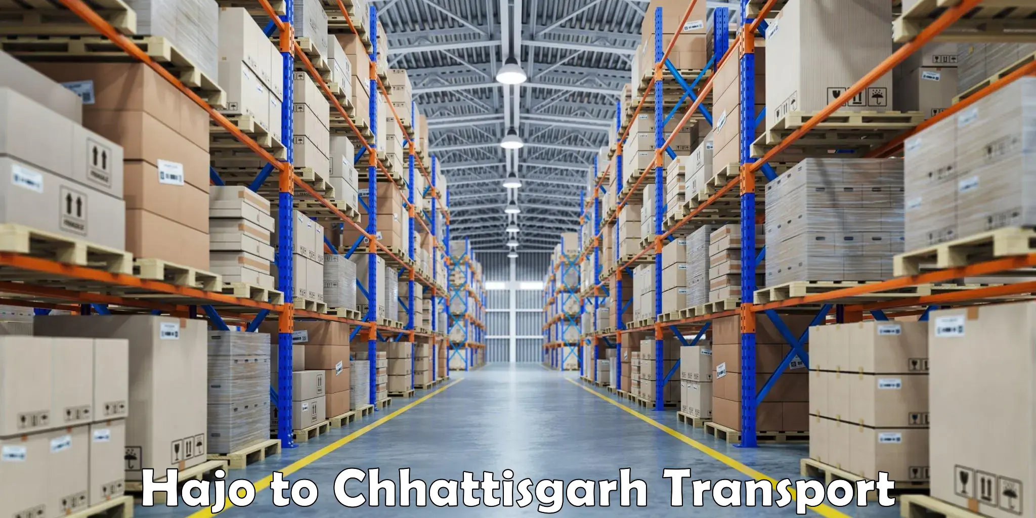 Online transport booking Hajo to Raigarh Chhattisgarh