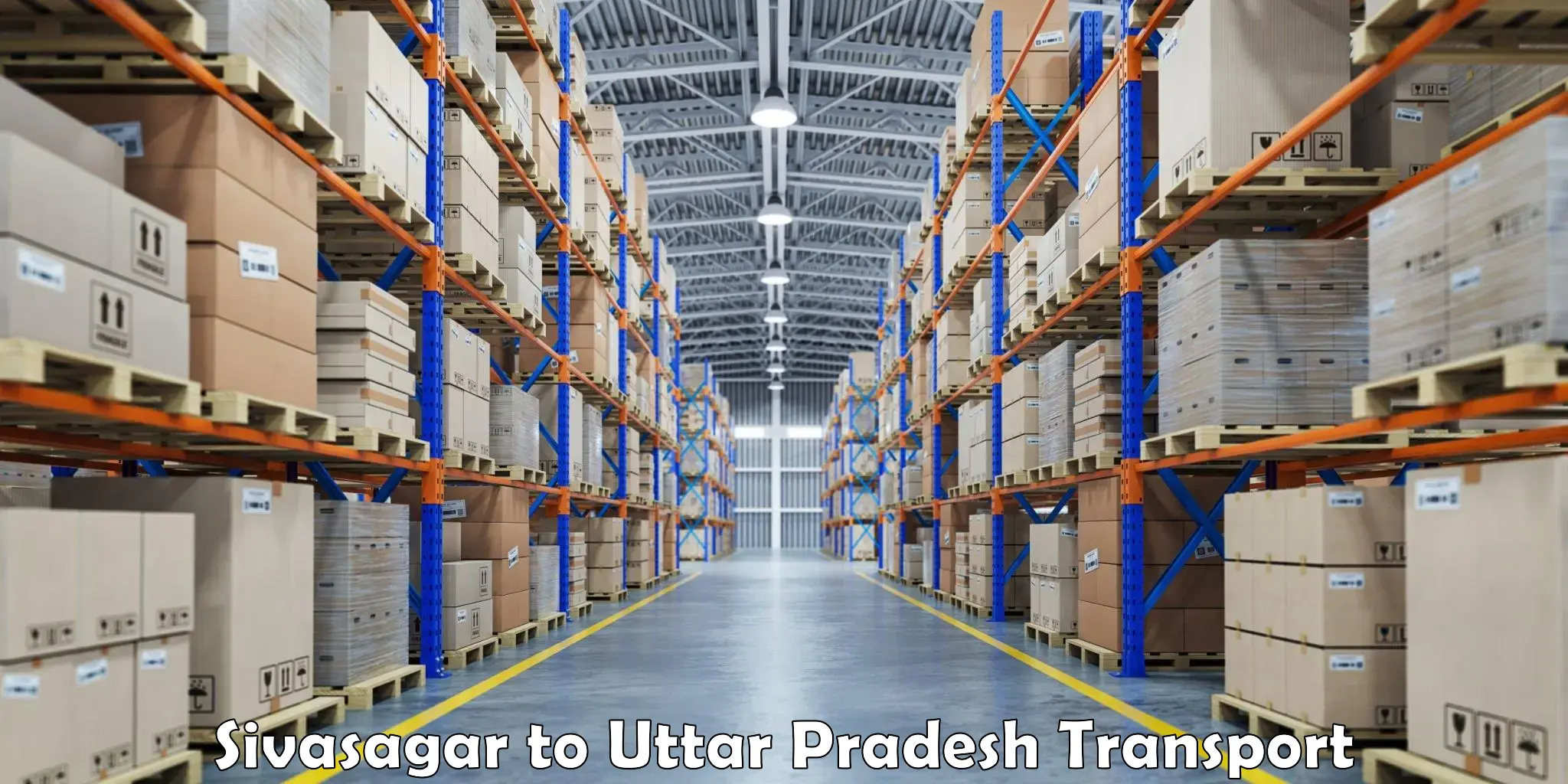 Daily parcel service transport Sivasagar to Uttar Pradesh