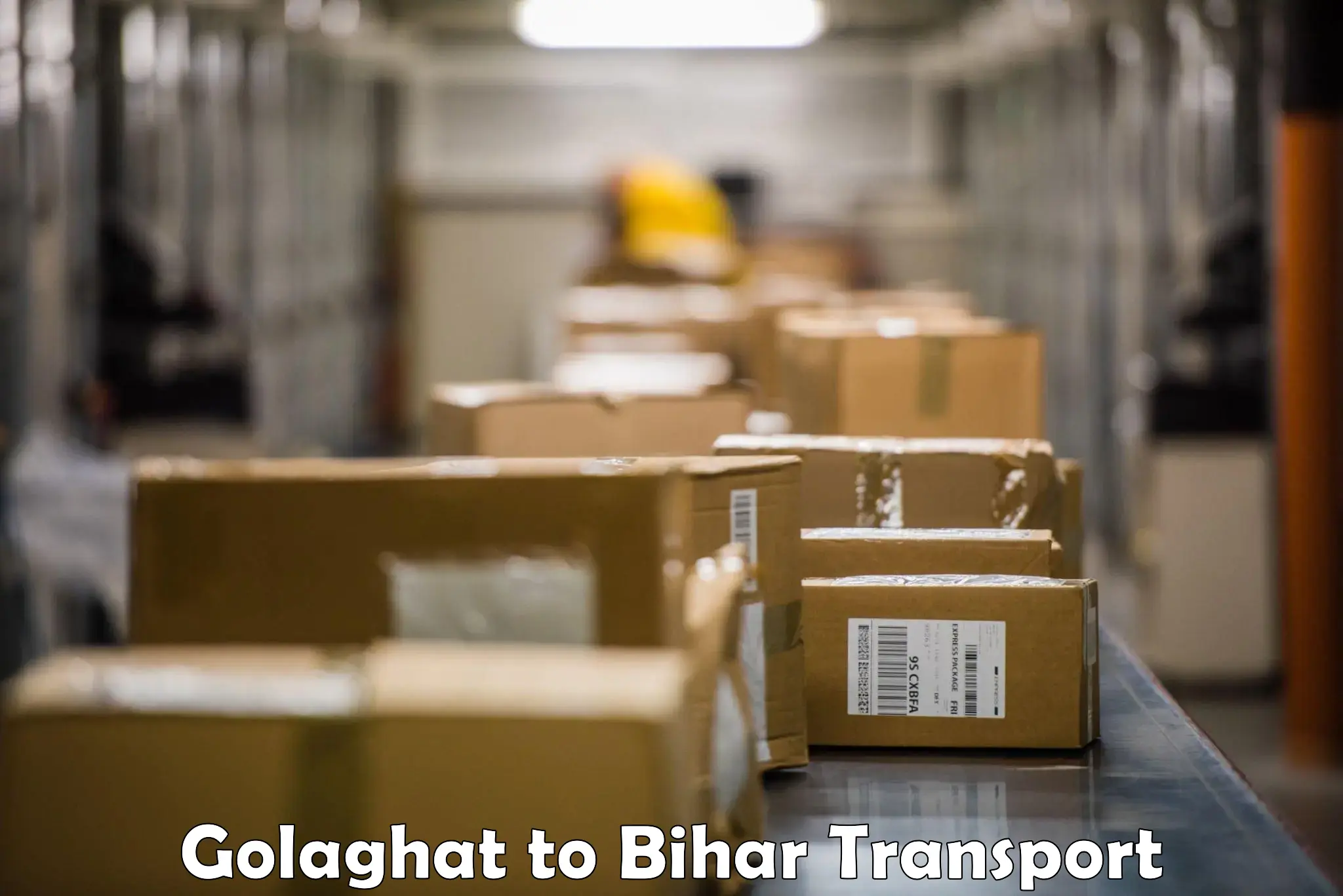 Nearest transport service Golaghat to Muzaffarpur