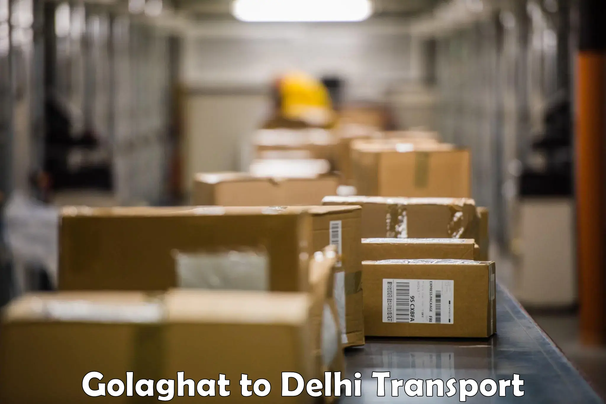 India truck logistics services Golaghat to Jawaharlal Nehru University New Delhi