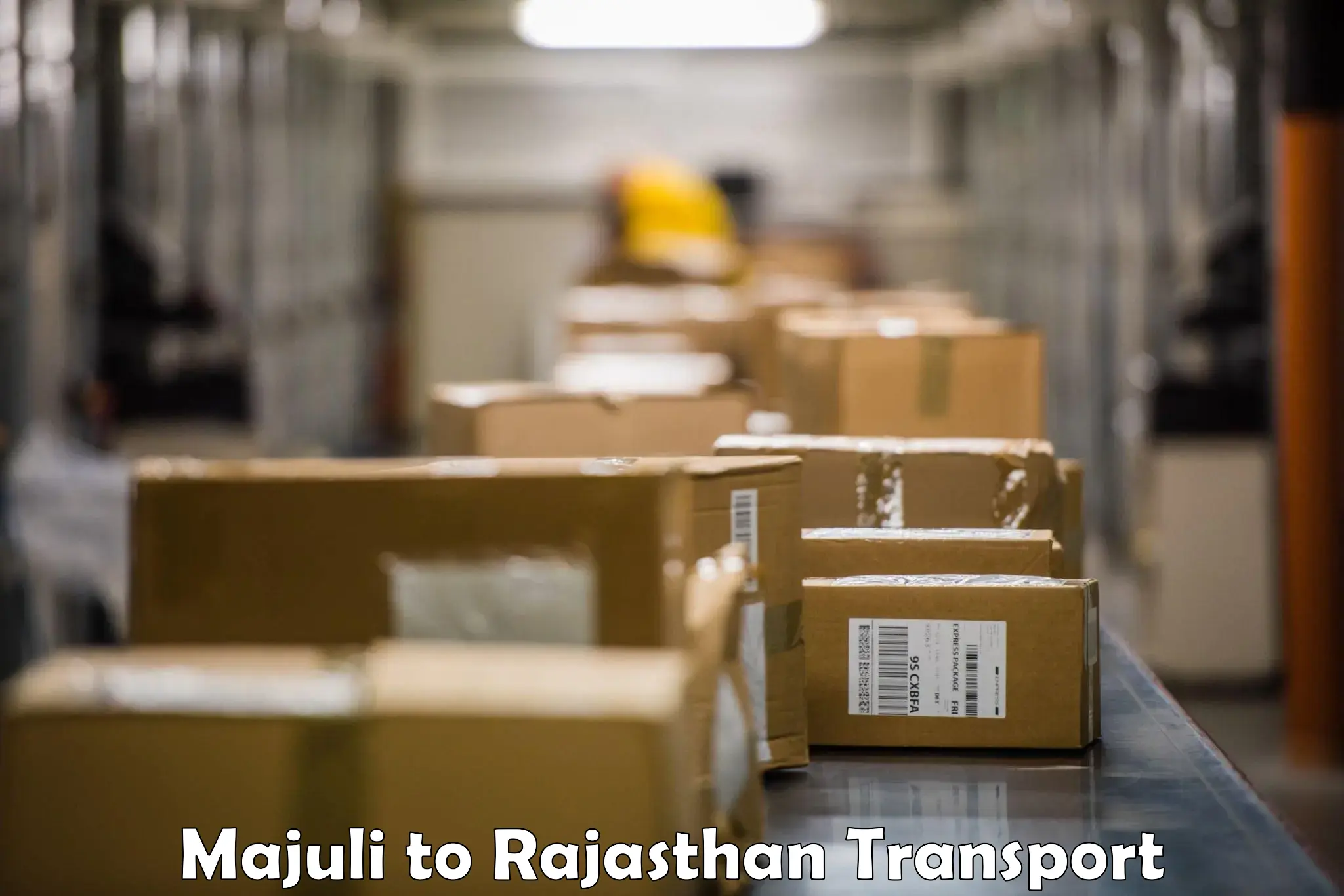 Container transport service Majuli to Pratapgarh Rajasthan