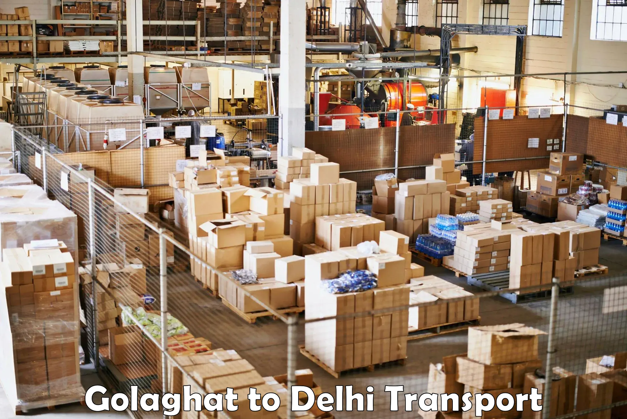 Parcel transport services Golaghat to Guru Gobind Singh Indraprastha University New Delhi