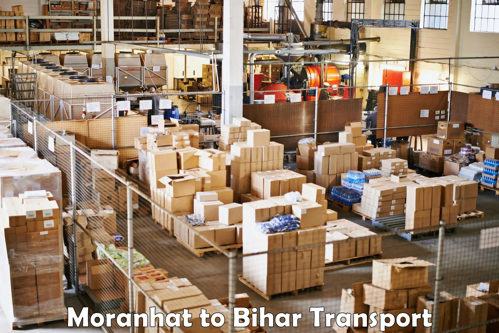 Two wheeler parcel service Moranhat to Pavapuri