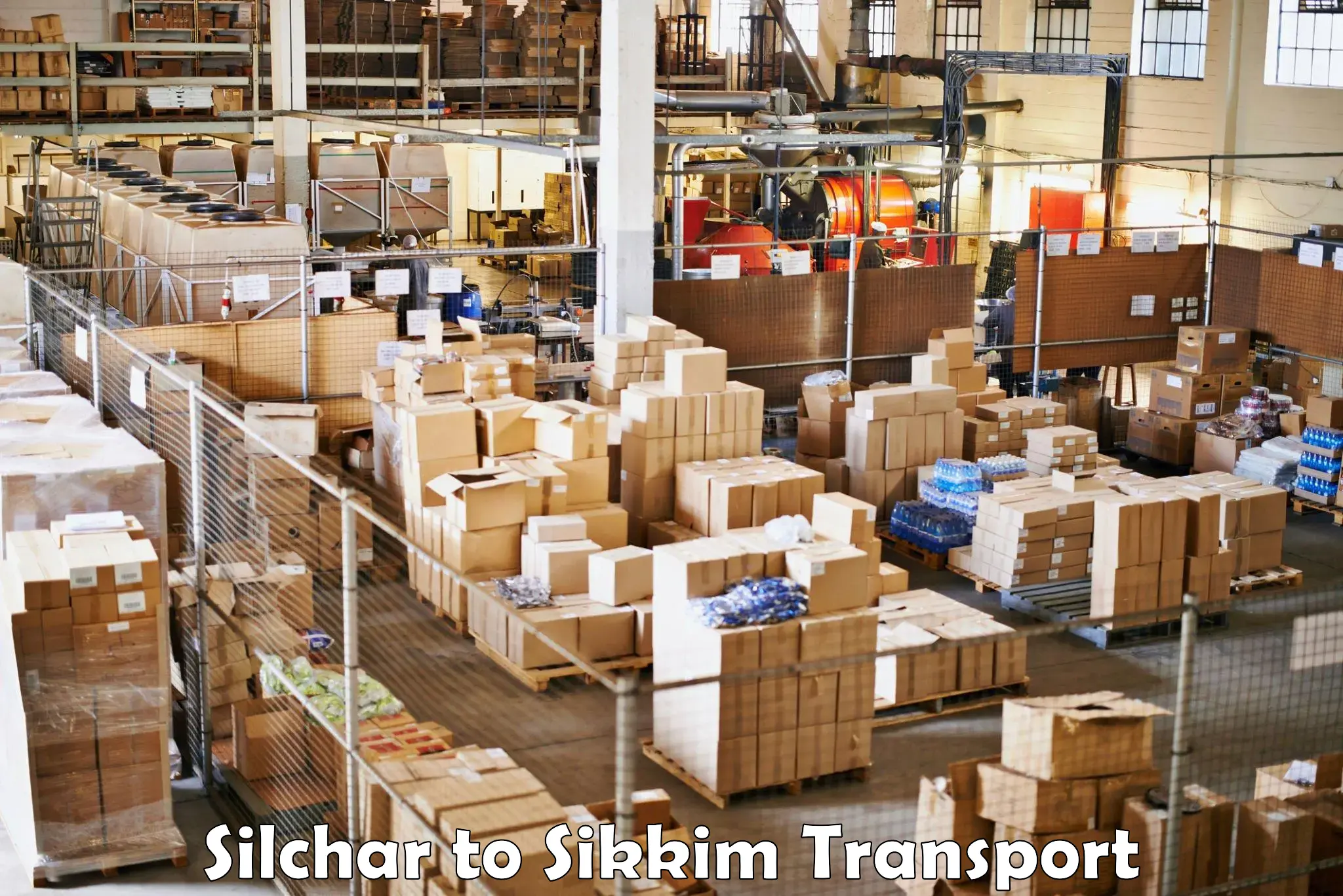Furniture transport service Silchar to Mangan