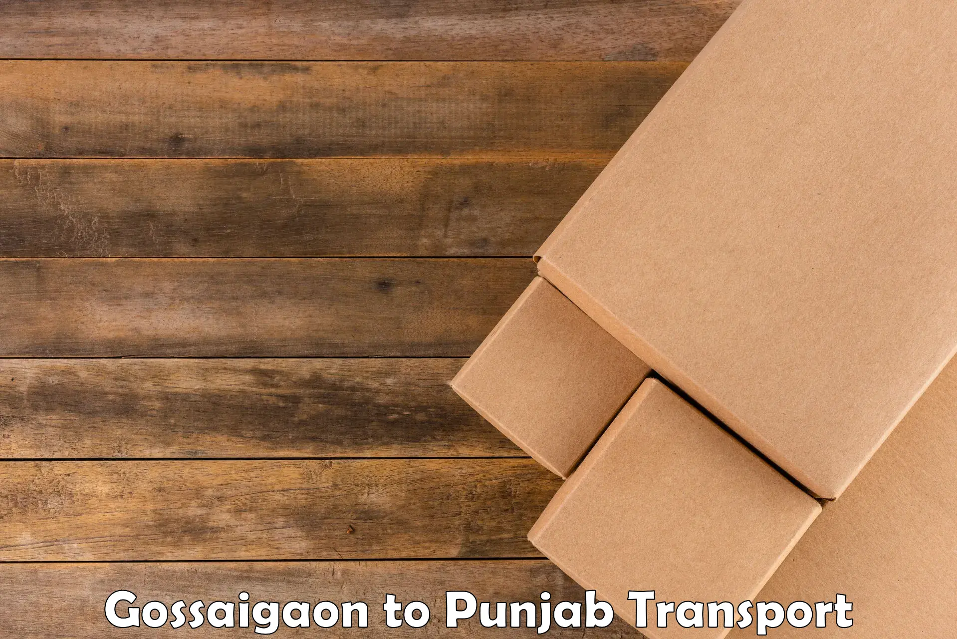 Domestic goods transportation services Gossaigaon to Guru Nanak Dev University Amritsar