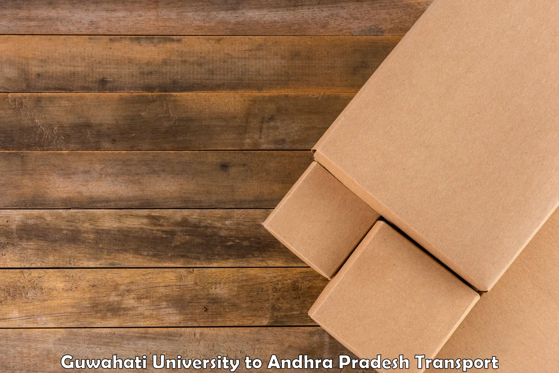 Delivery service Guwahati University to Chittoor