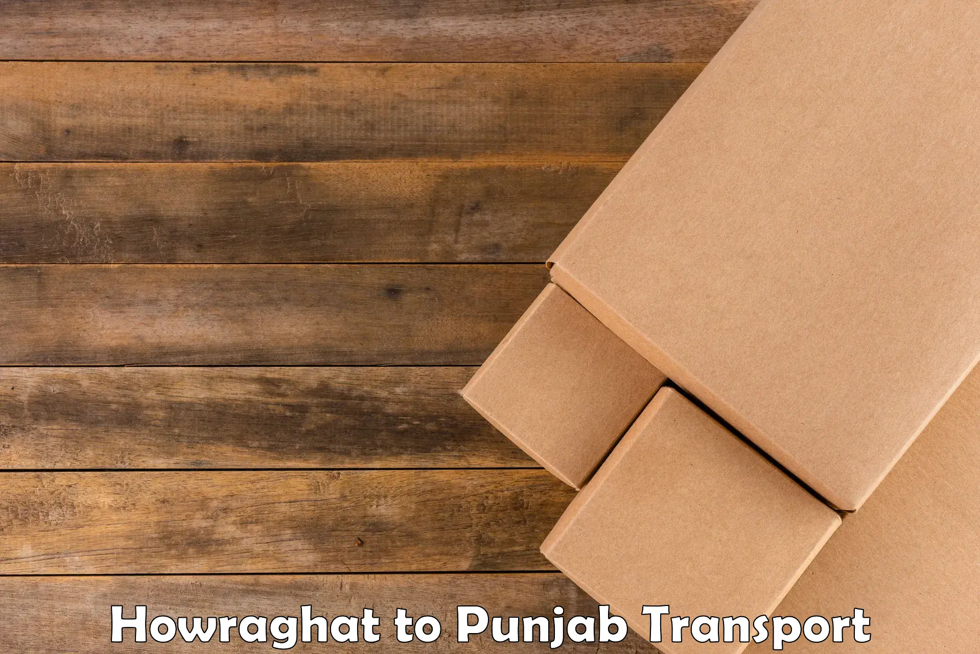 Vehicle courier services Howraghat to Rampura Phul