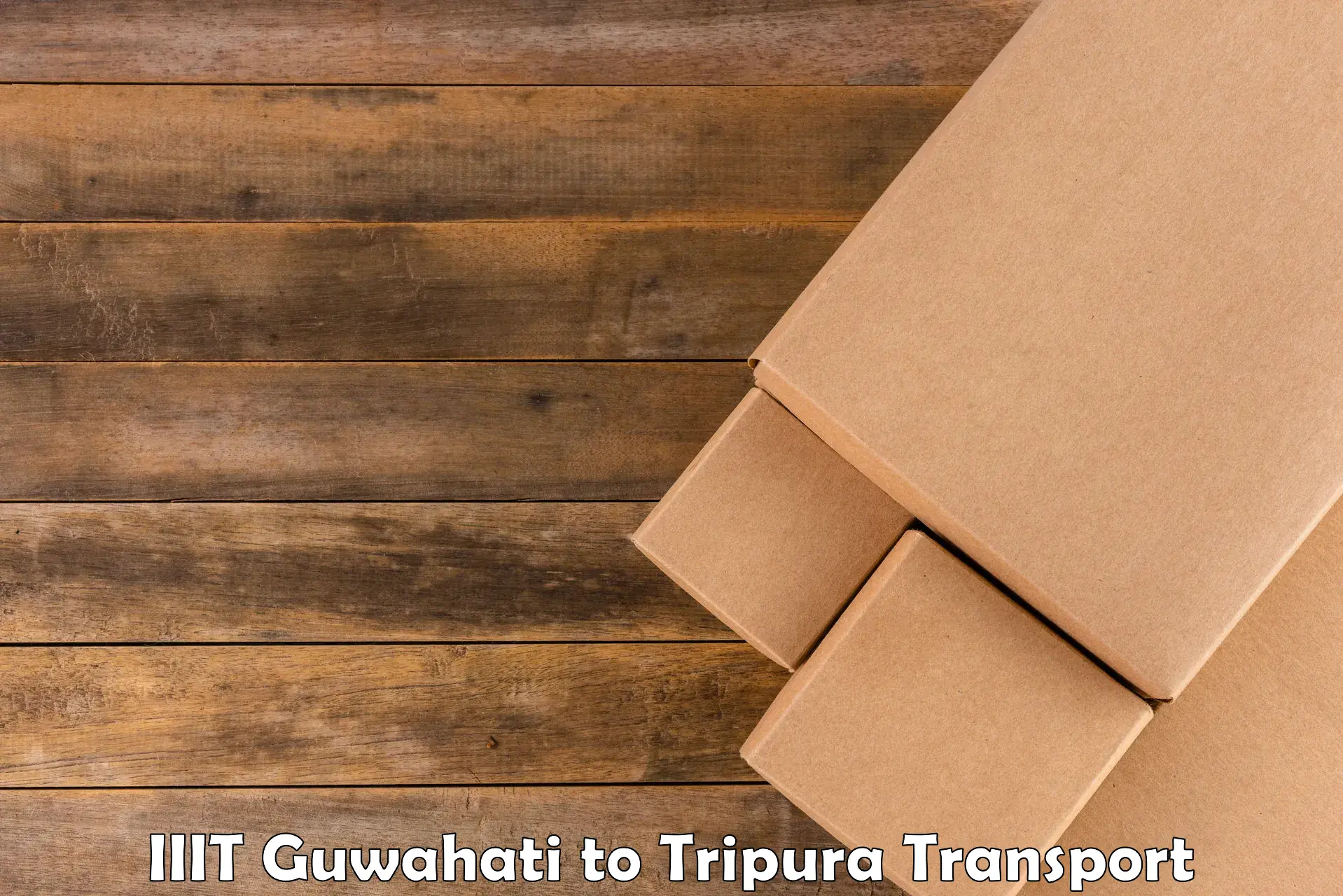Two wheeler transport services in IIIT Guwahati to Agartala