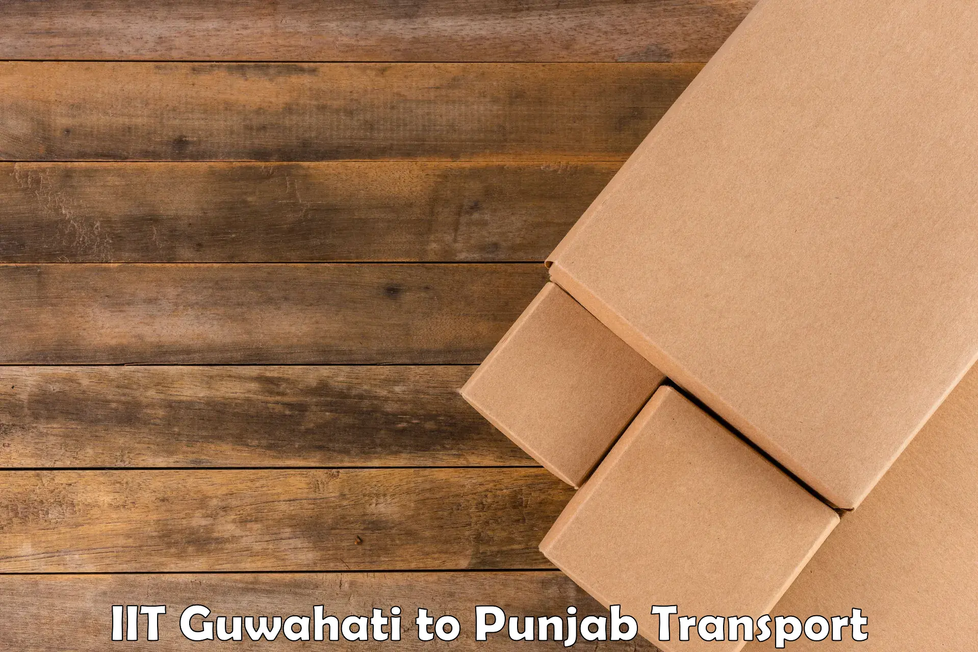 Shipping services IIT Guwahati to Dinanagar